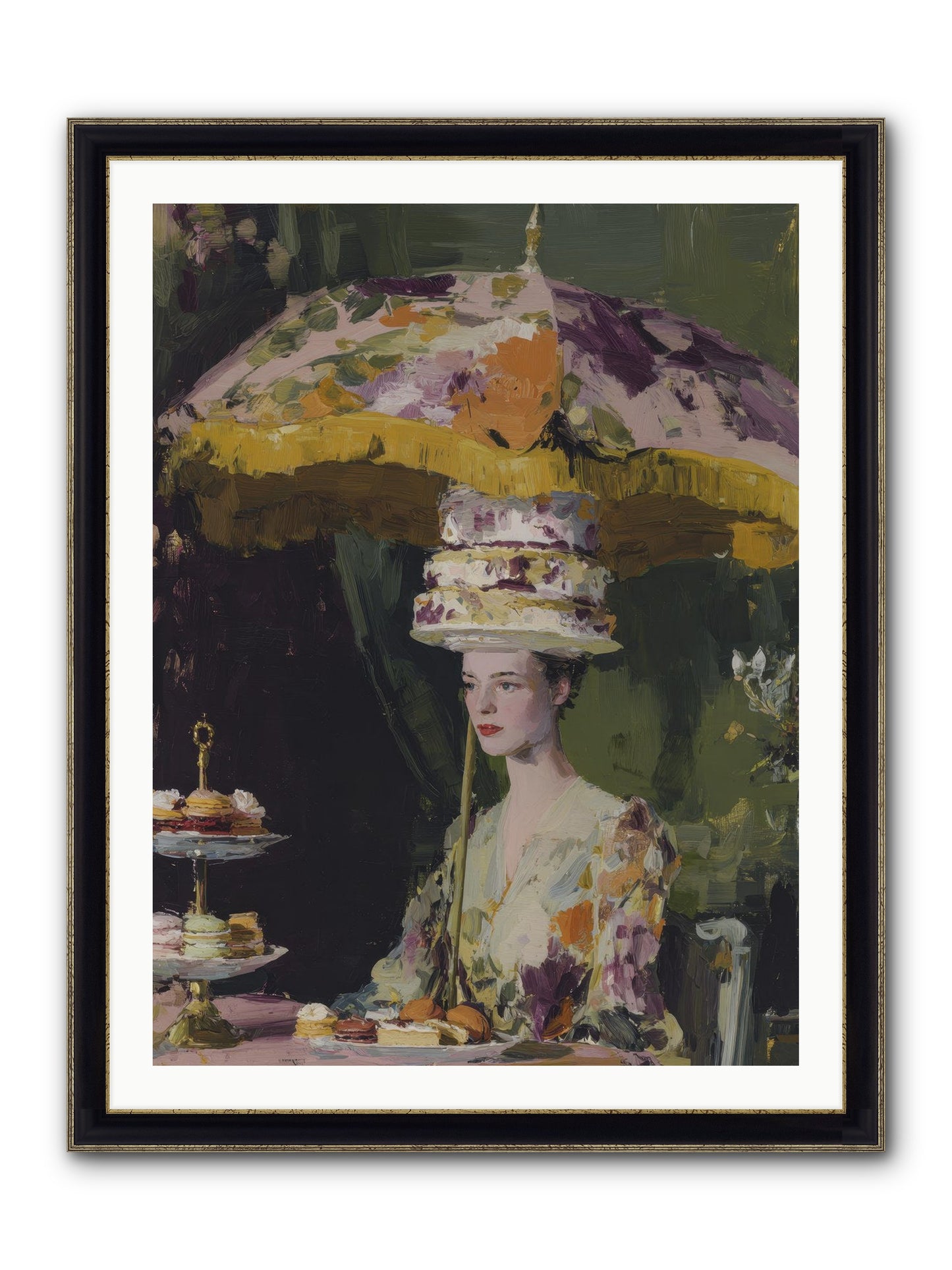 A Catalog Of Ponderous Pleasures Framed Print - Black & Gold 30x40