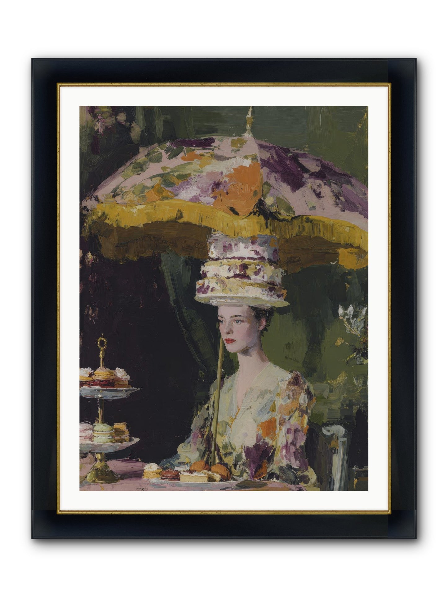 A Catalog Of Ponderous Pleasures Framed Print - Wide Black w/Gold 30x40