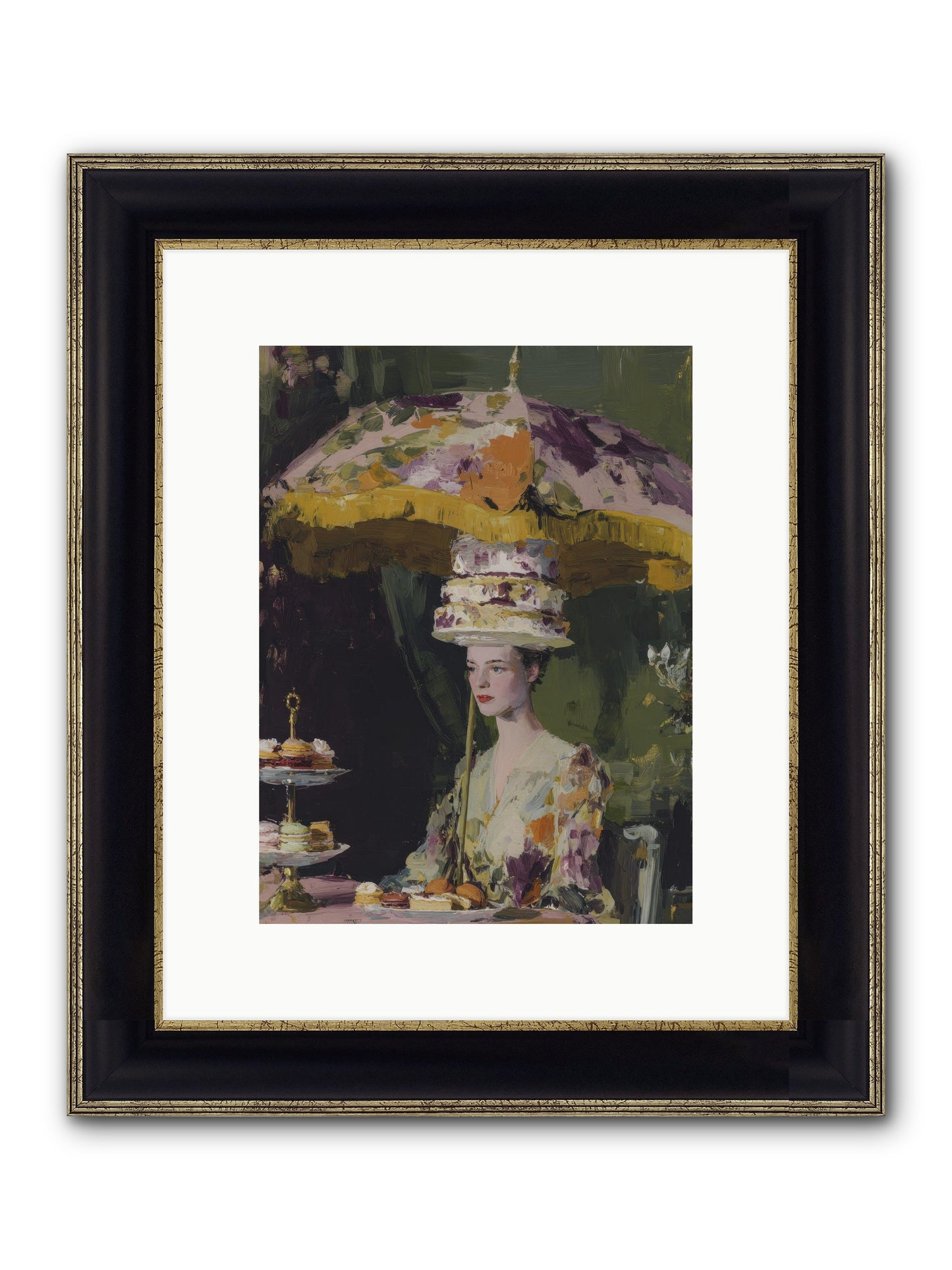A Catalog Of Ponderous Pleasures Framed Print - Black & Gold 9x12
