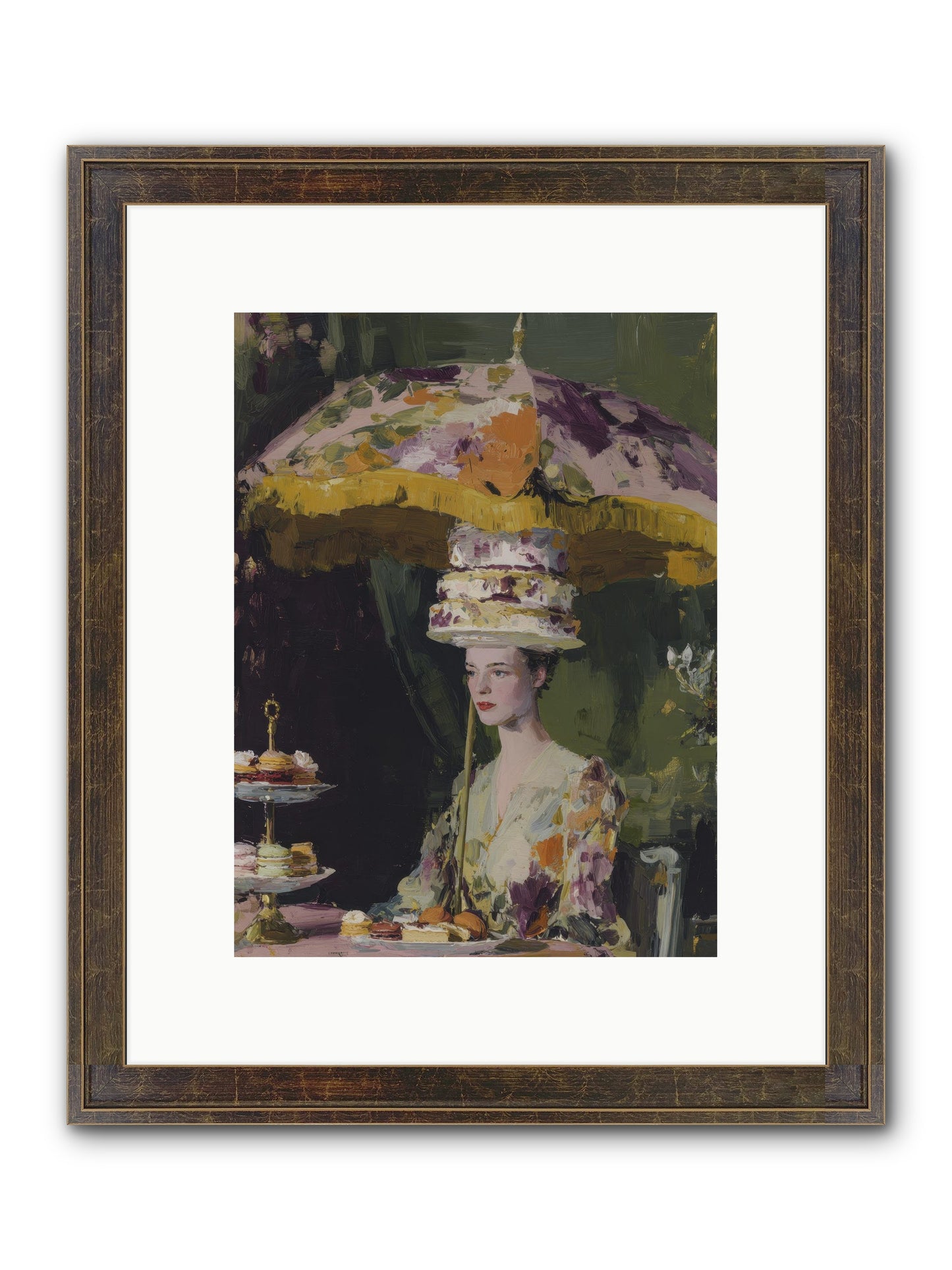A Catalog Of Ponderous Pleasures Framed Print - Slimwoods Black/Gold 9x12