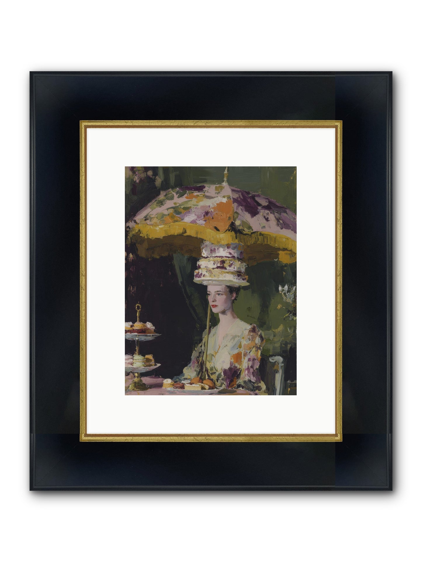 A Catalog Of Ponderous Pleasures Framed Print - Wide Black w/Gold 9x12