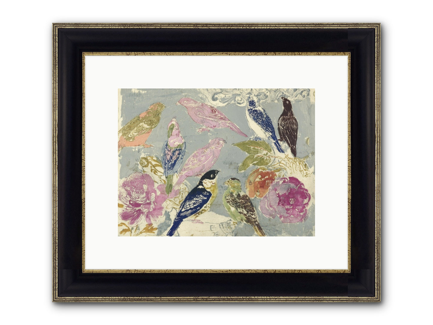 A Catalogue Of Unsent Invitations Framed Print - Black & Gold 12x9