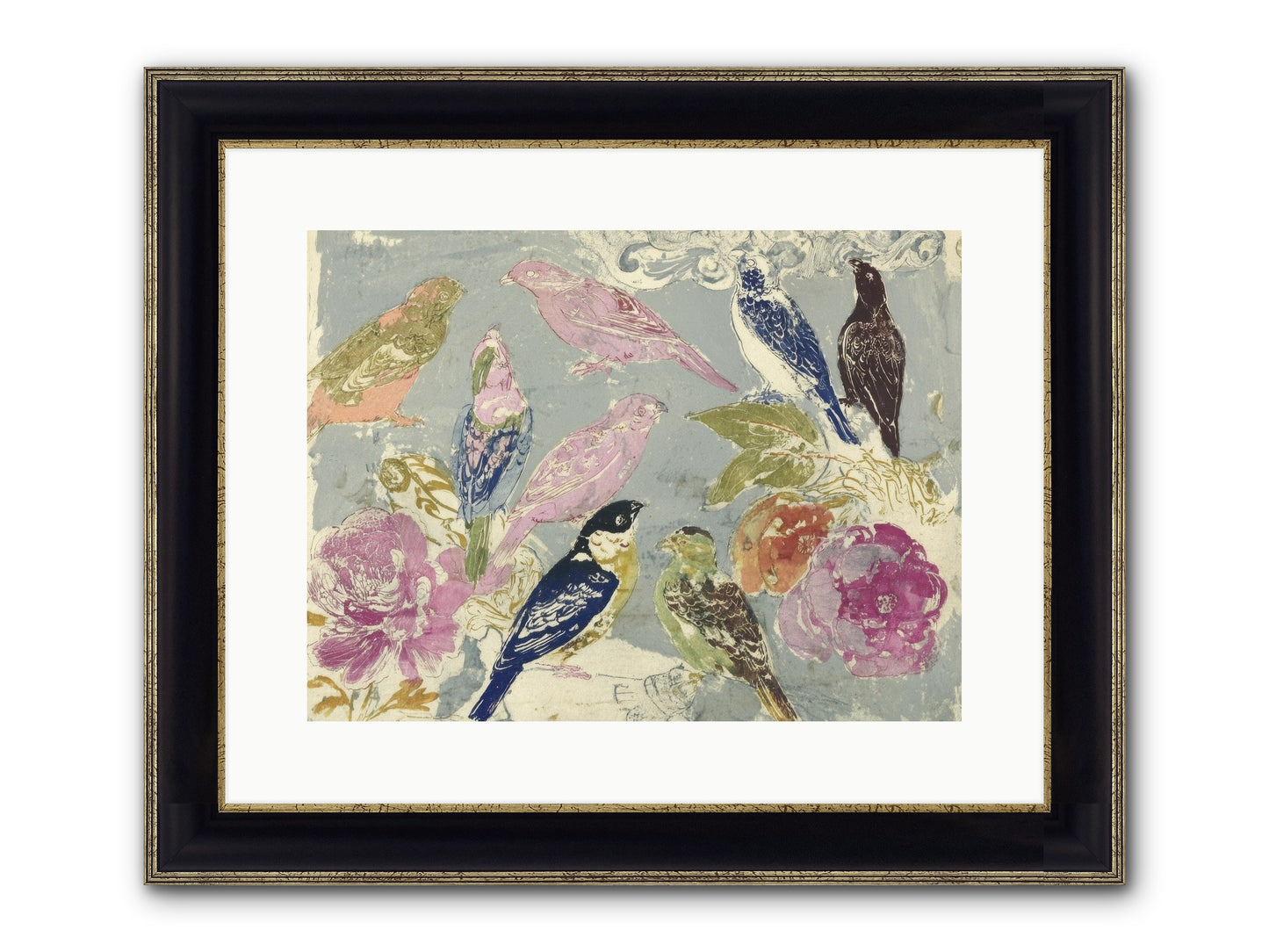 A Catalogue Of Unsent Invitations Framed Print - Black & Gold 16x12