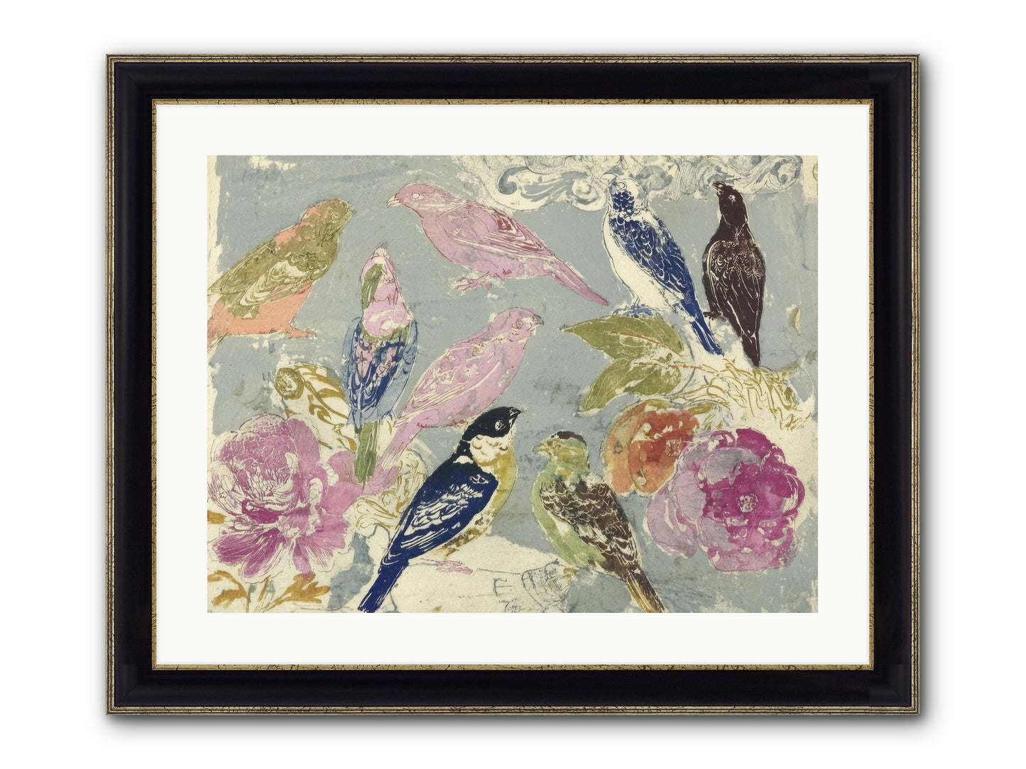 A Catalogue Of Unsent Invitations Framed Print - Black & Gold 24x18