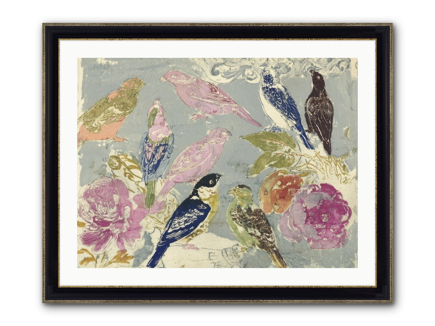 A Catalogue Of Unsent Invitations Framed Print - Black & Gold 32x24