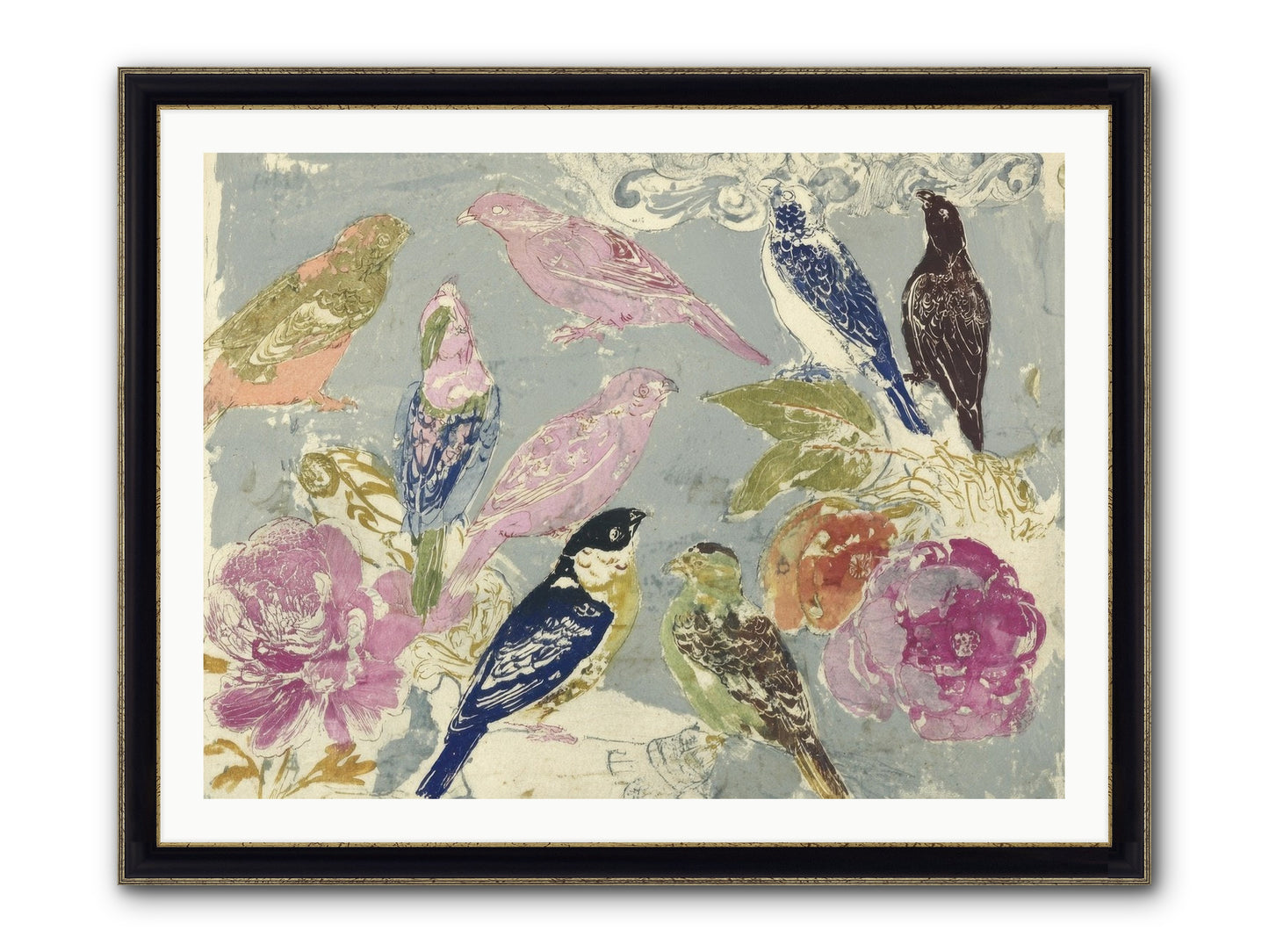 A Catalogue Of Unsent Invitations Framed Print - Black & Gold 40x30