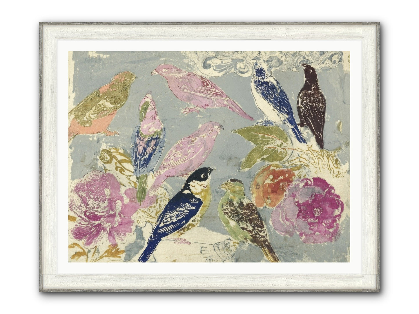 A Catalogue Of Unsent Invitations Framed Print - Driftwood White 48x36
