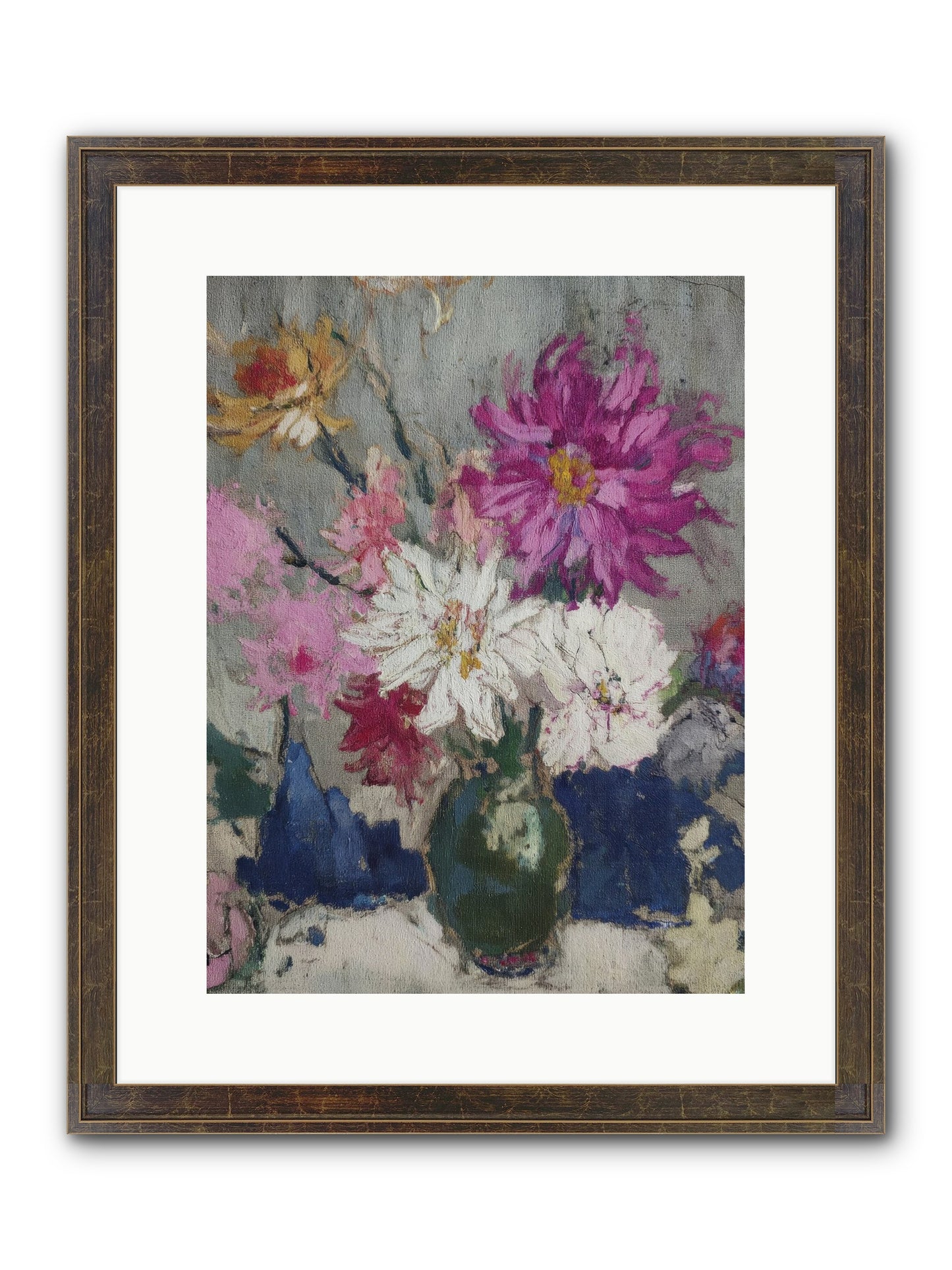 A Chronicle Of Blooming Framed Print - Slimwoods Black/Gold 12x16