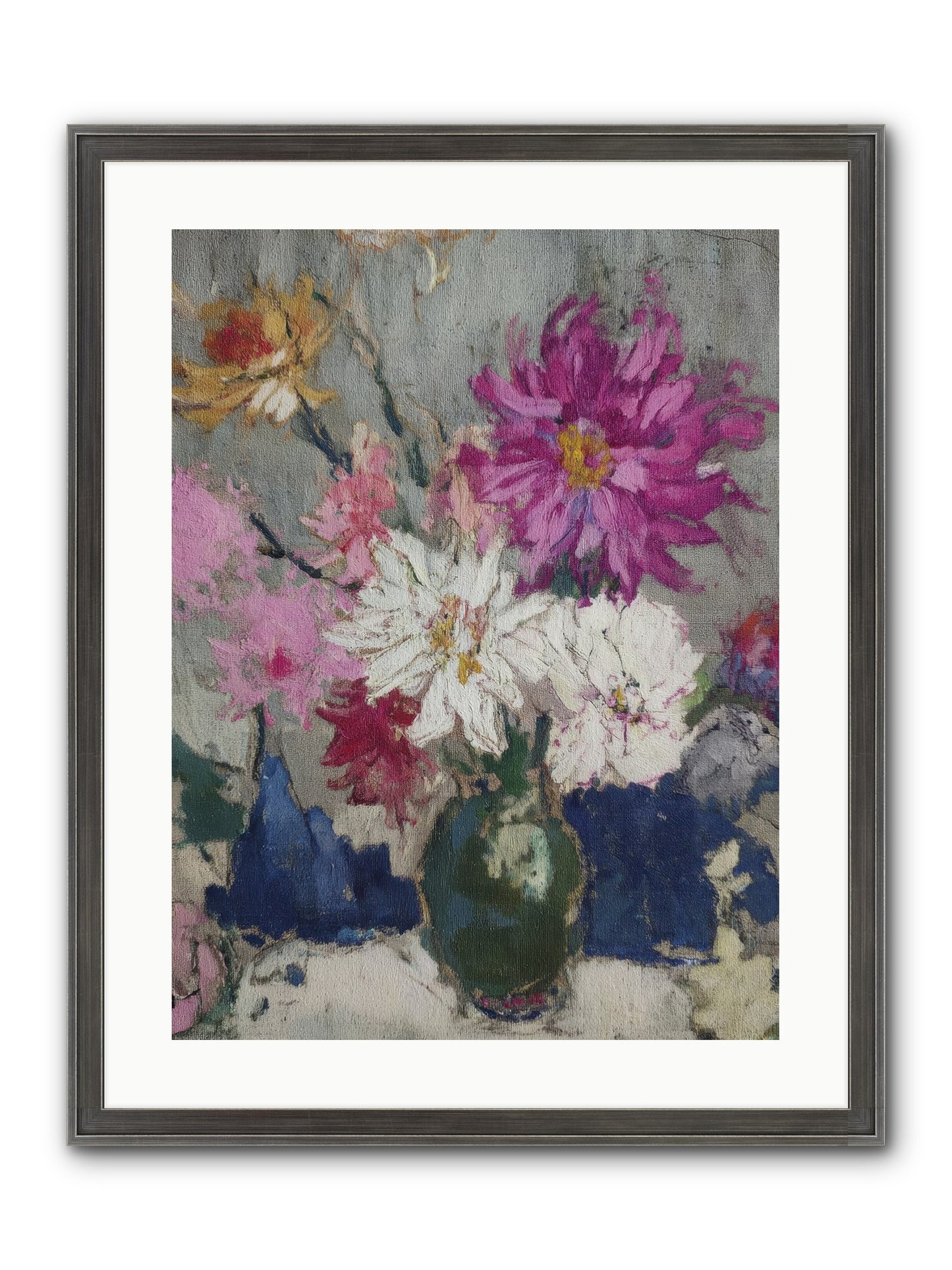 A Chronicle Of Blooming Framed Print - Slimwoods Black/Silver 18x24