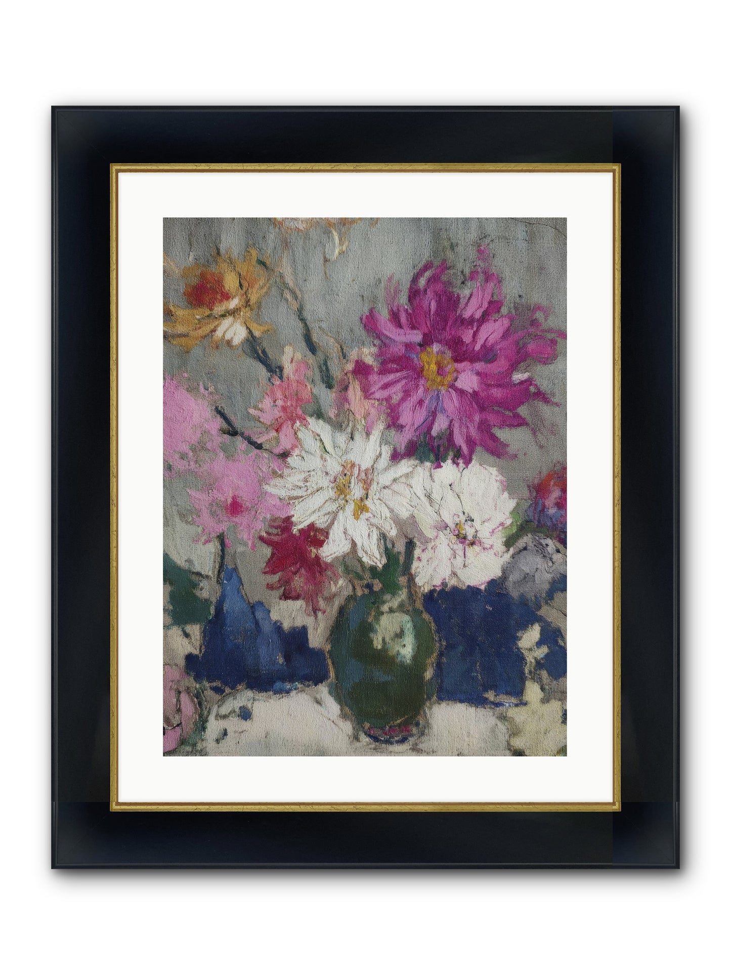 A Chronicle Of Blooming Framed Print - Wide Black w/Gold 18x24