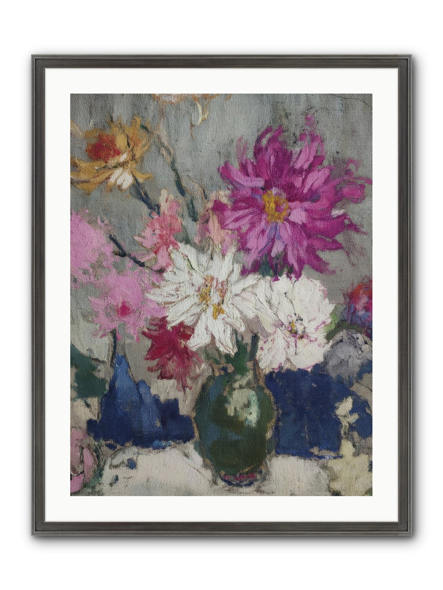 A Chronicle Of Blooming Framed Print - Slimwoods Black/Silver 24x32