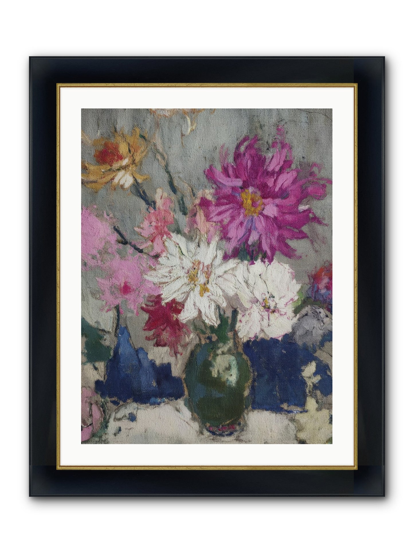 A Chronicle Of Blooming Framed Print - Wide Black w/Gold 24x32