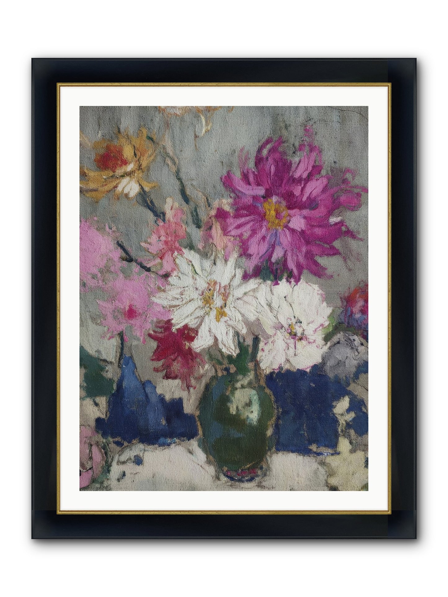 A Chronicle Of Blooming Framed Print - Wide Black w/Gold 30x40