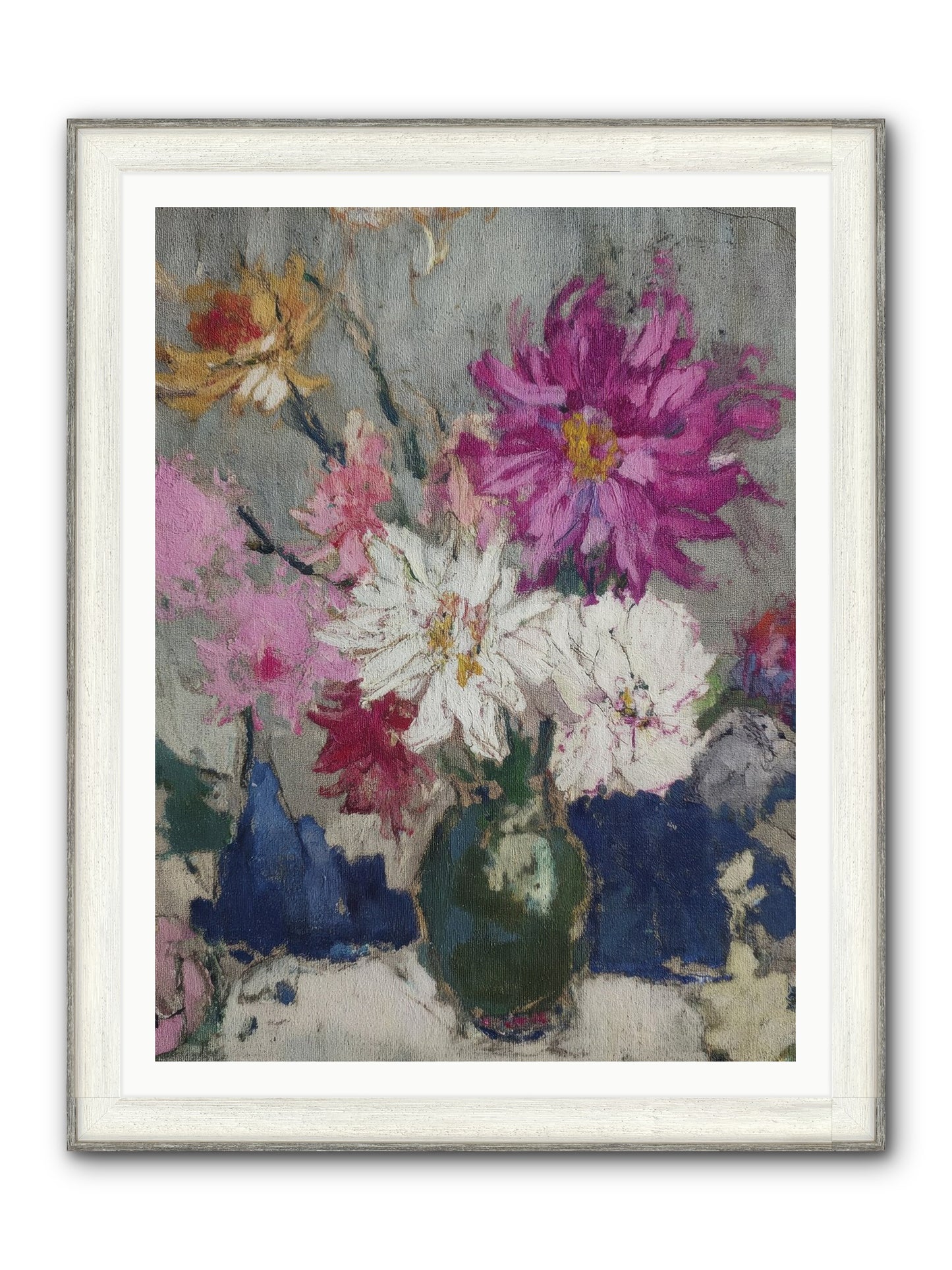 A Chronicle Of Blooming Framed Print - Driftwood White 36x48