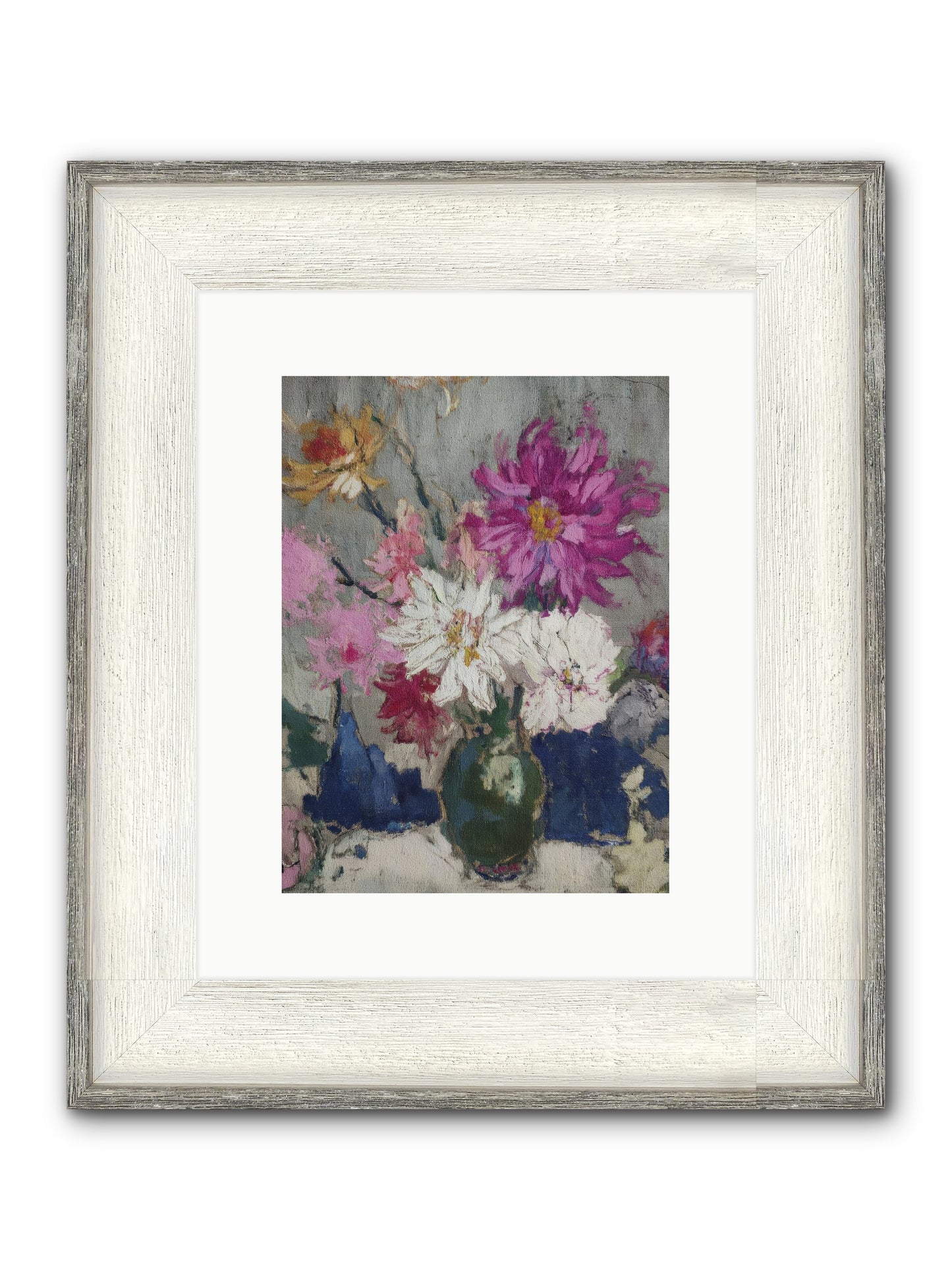 A Chronicle Of Blooming Framed Print - Driftwood White 9x12