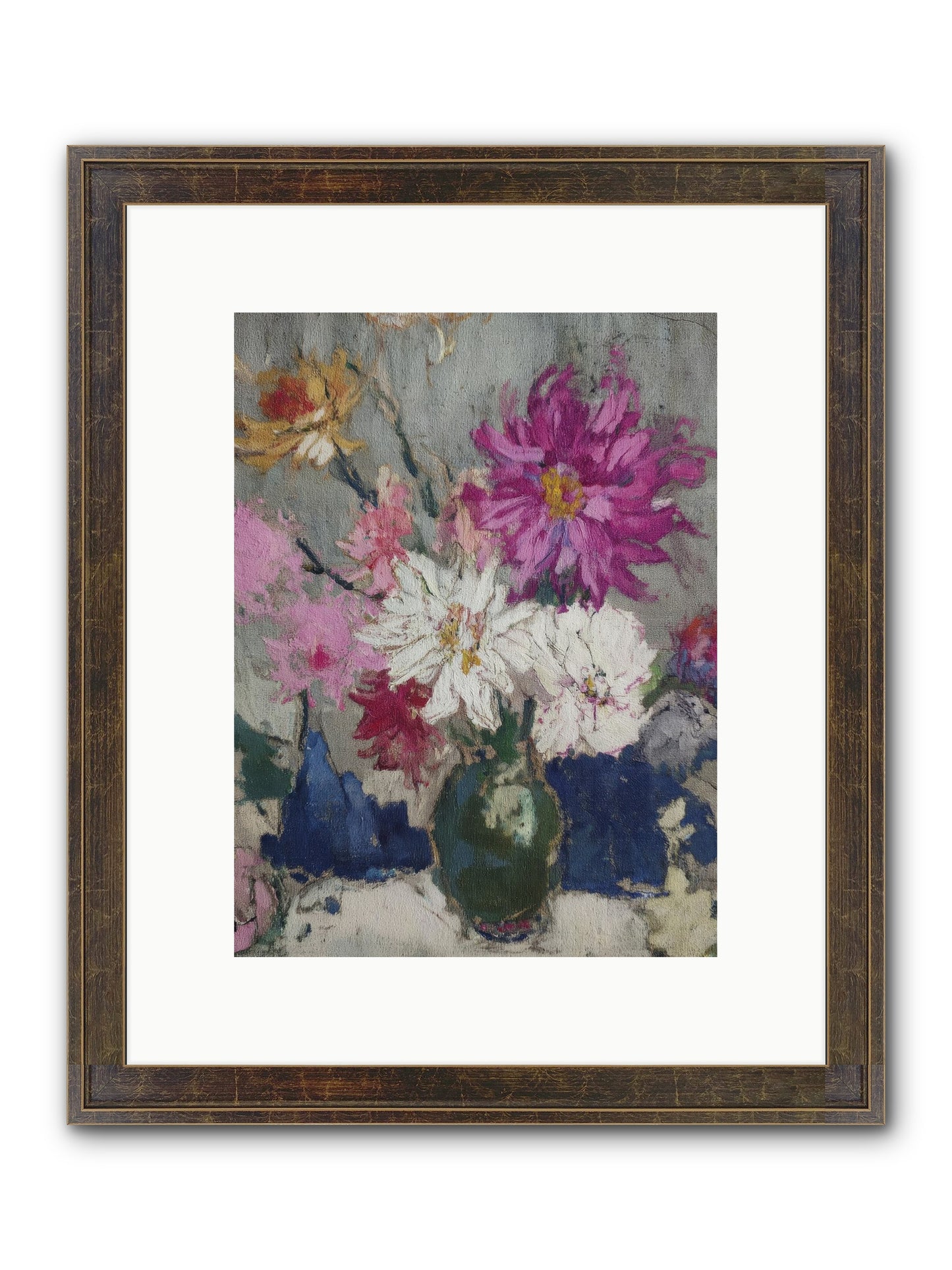 A Chronicle Of Blooming Framed Print - Slimwoods Black/Gold 9x12
