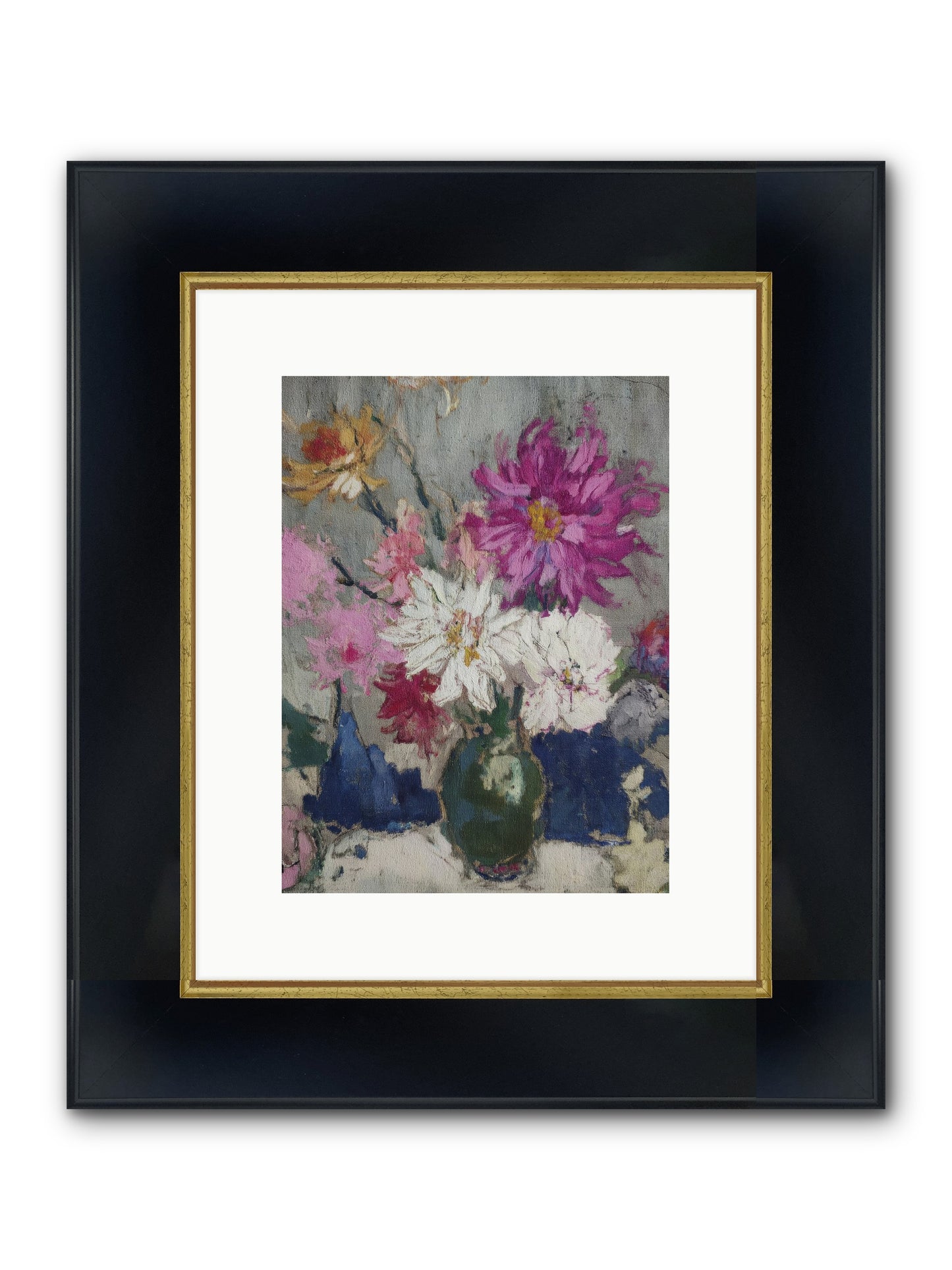 A Chronicle Of Blooming Framed Print - Wide Black w/Gold 9x12