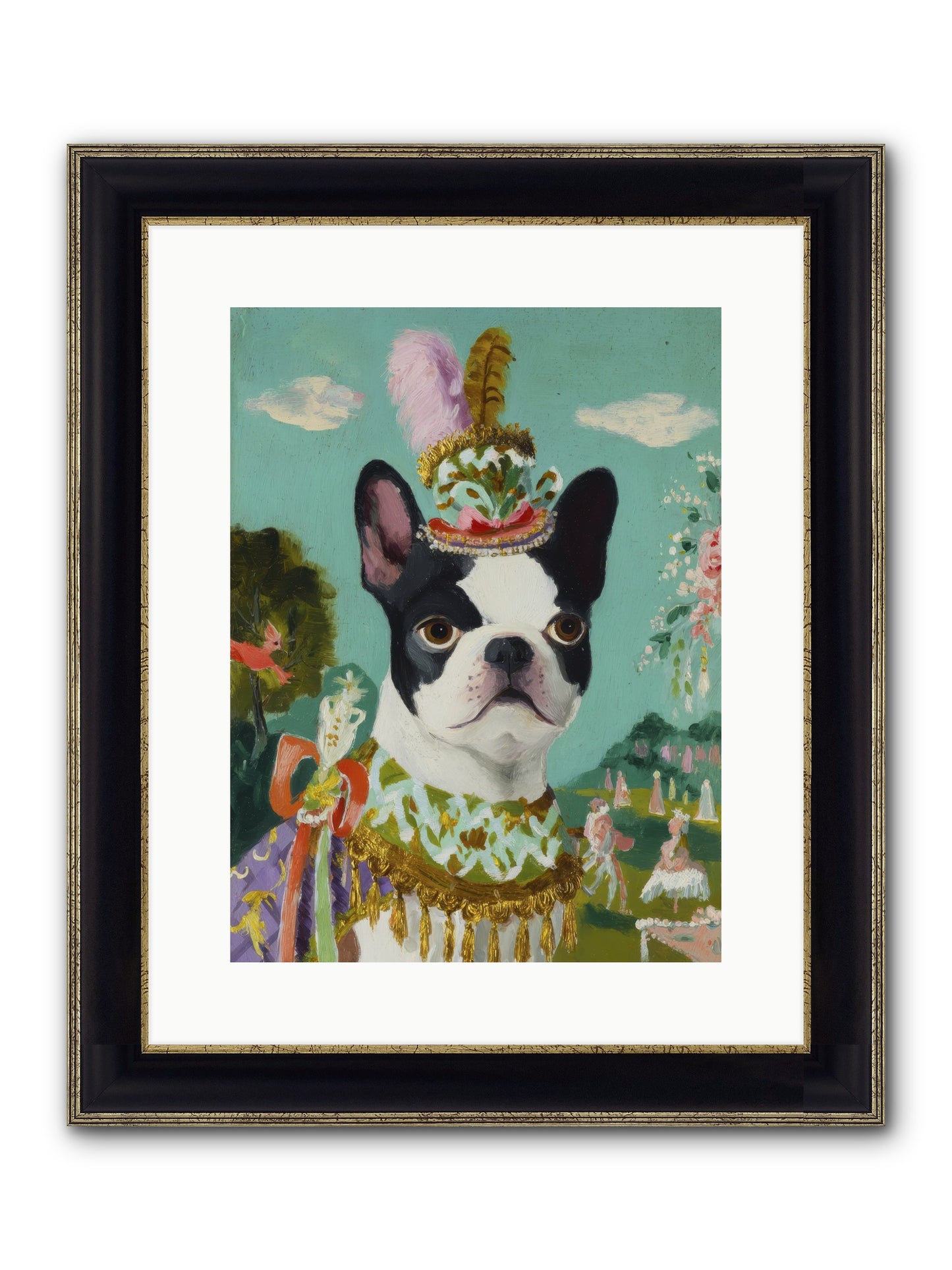 A Darling All My Own Framed Print - Black & Gold 12x16