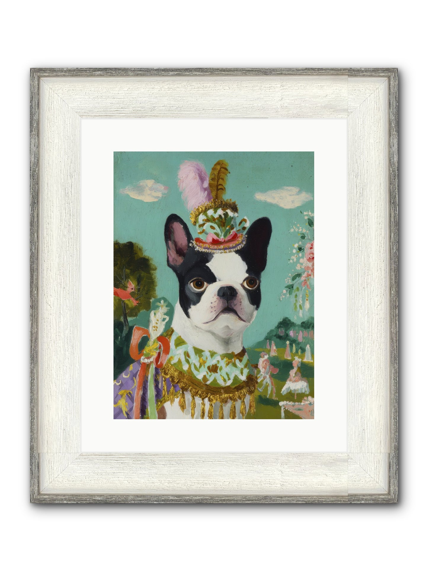 A Darling All My Own Framed Print - Driftwood White 12x16
