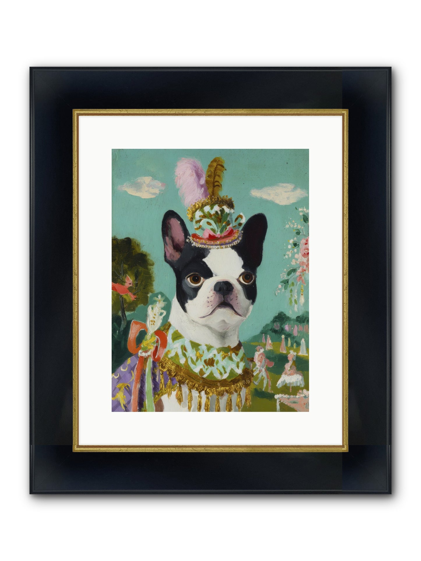 A Darling All My Own Framed Print - Wide Black w/Gold 12x16