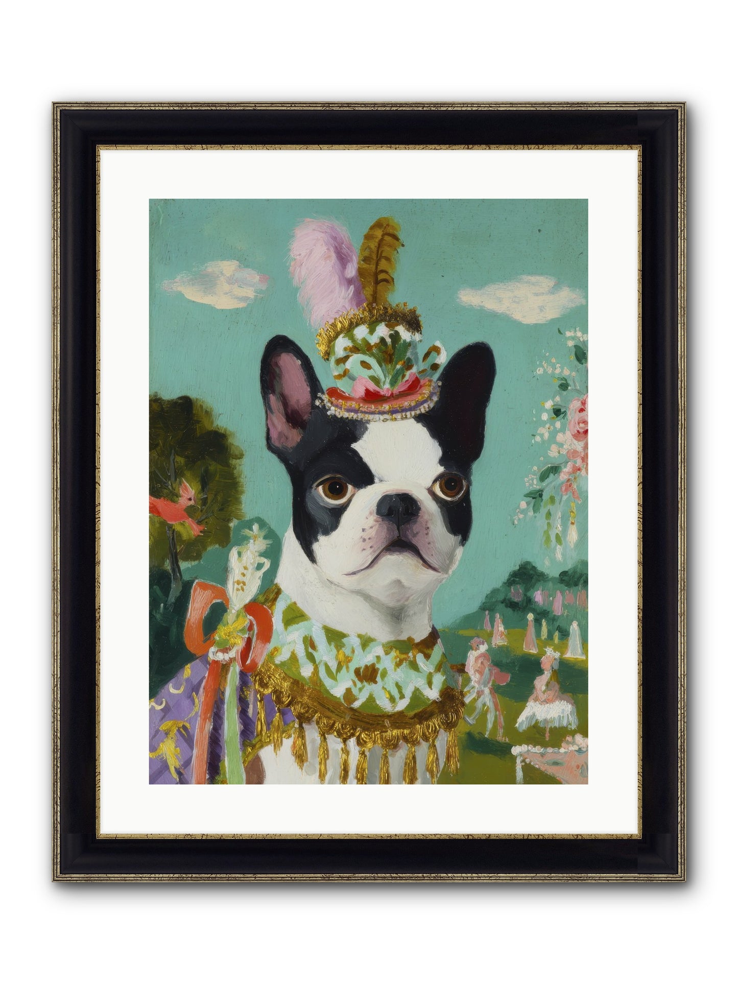 A Darling All My Own Framed Print - Black & Gold 18x24