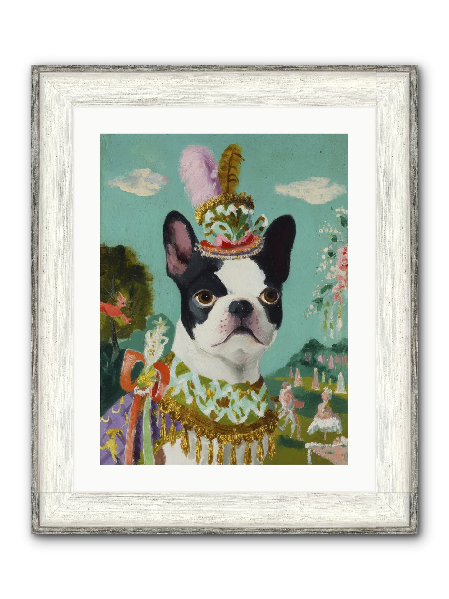 A Darling All My Own Framed Print - Driftwood White 18x24