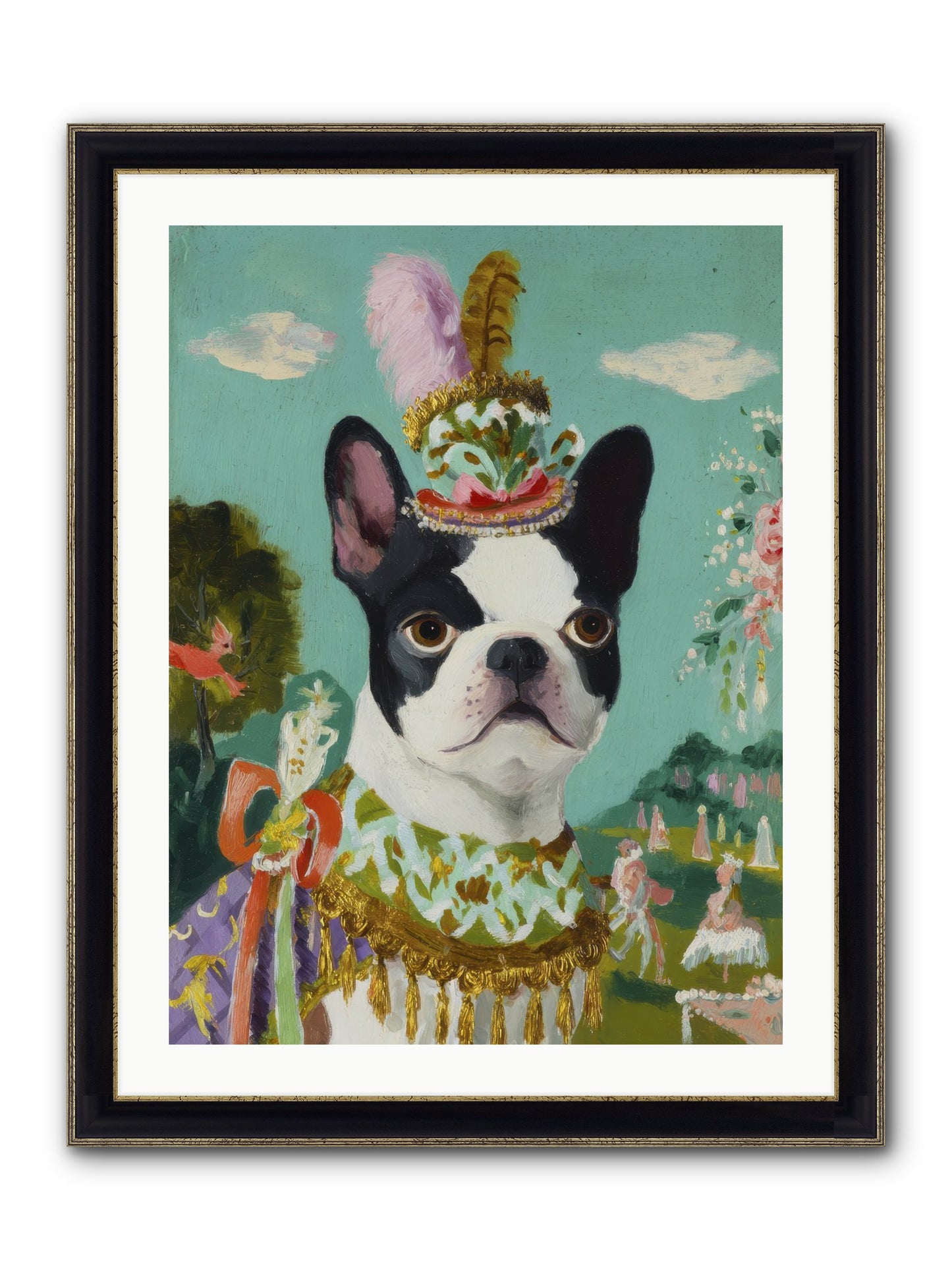 A Darling All My Own Framed Print - Black & Gold 24x32