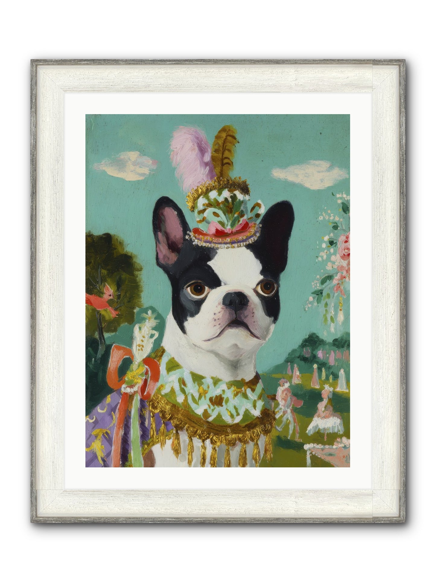 A Darling All My Own Framed Print - Driftwood White 24x32