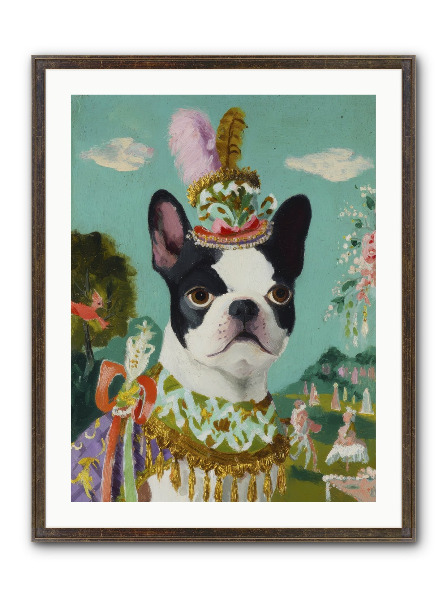A Darling All My Own Framed Print - Slimwoods Black/Gold 24x32