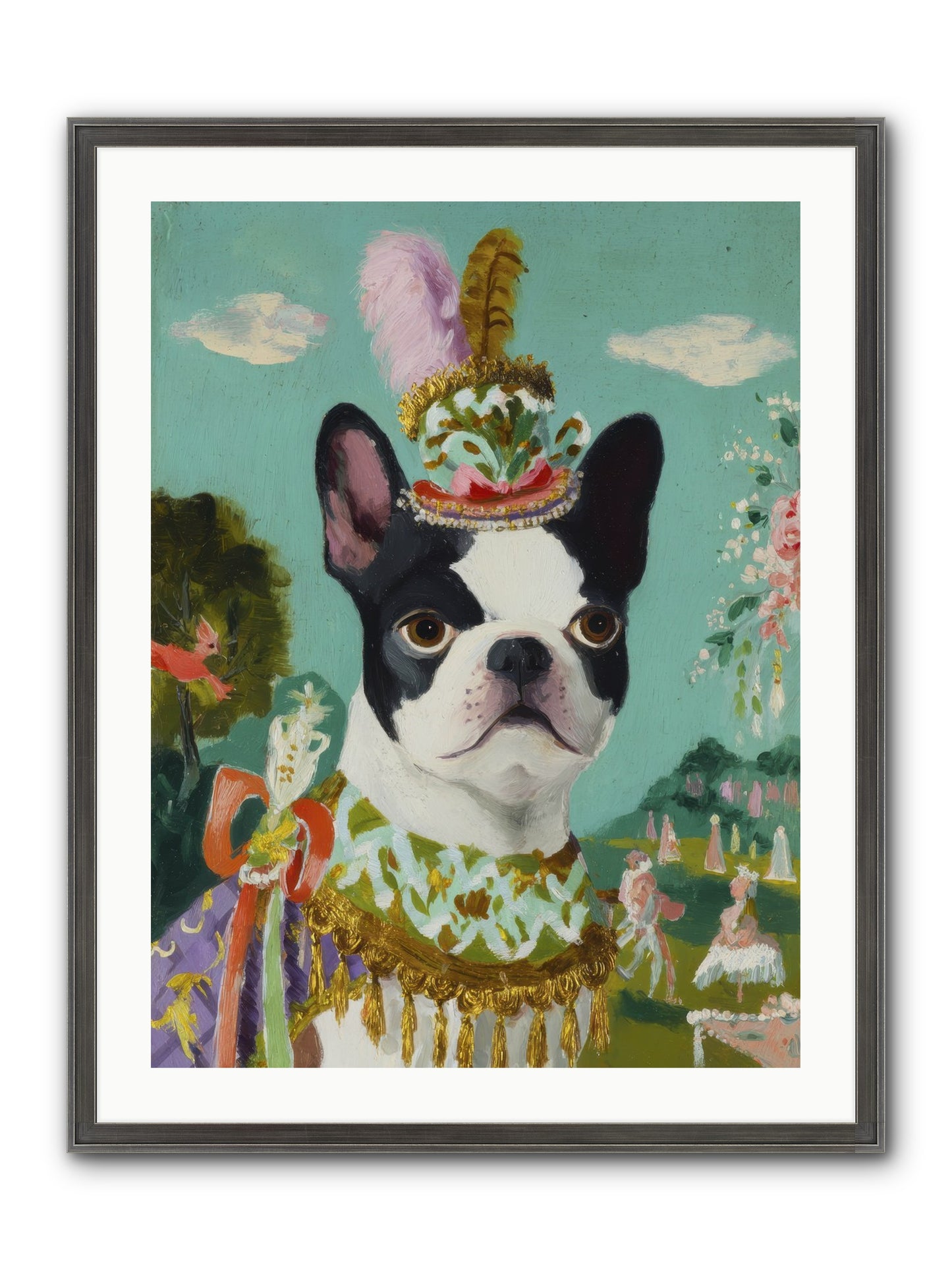A Darling All My Own Framed Print - Slimwoods Black/Silver 24x32