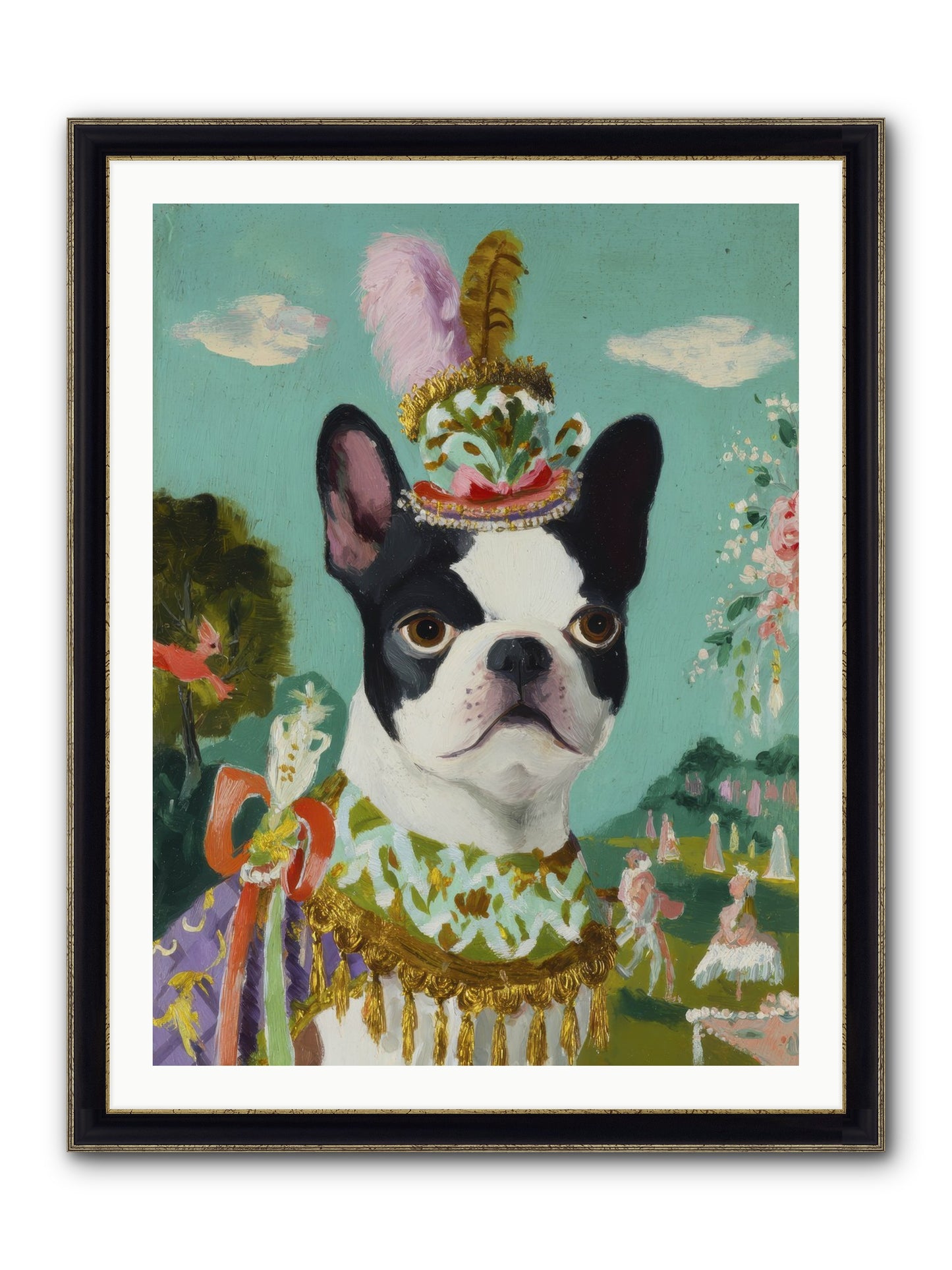 A Darling All My Own Framed Print - Black & Gold 30x40