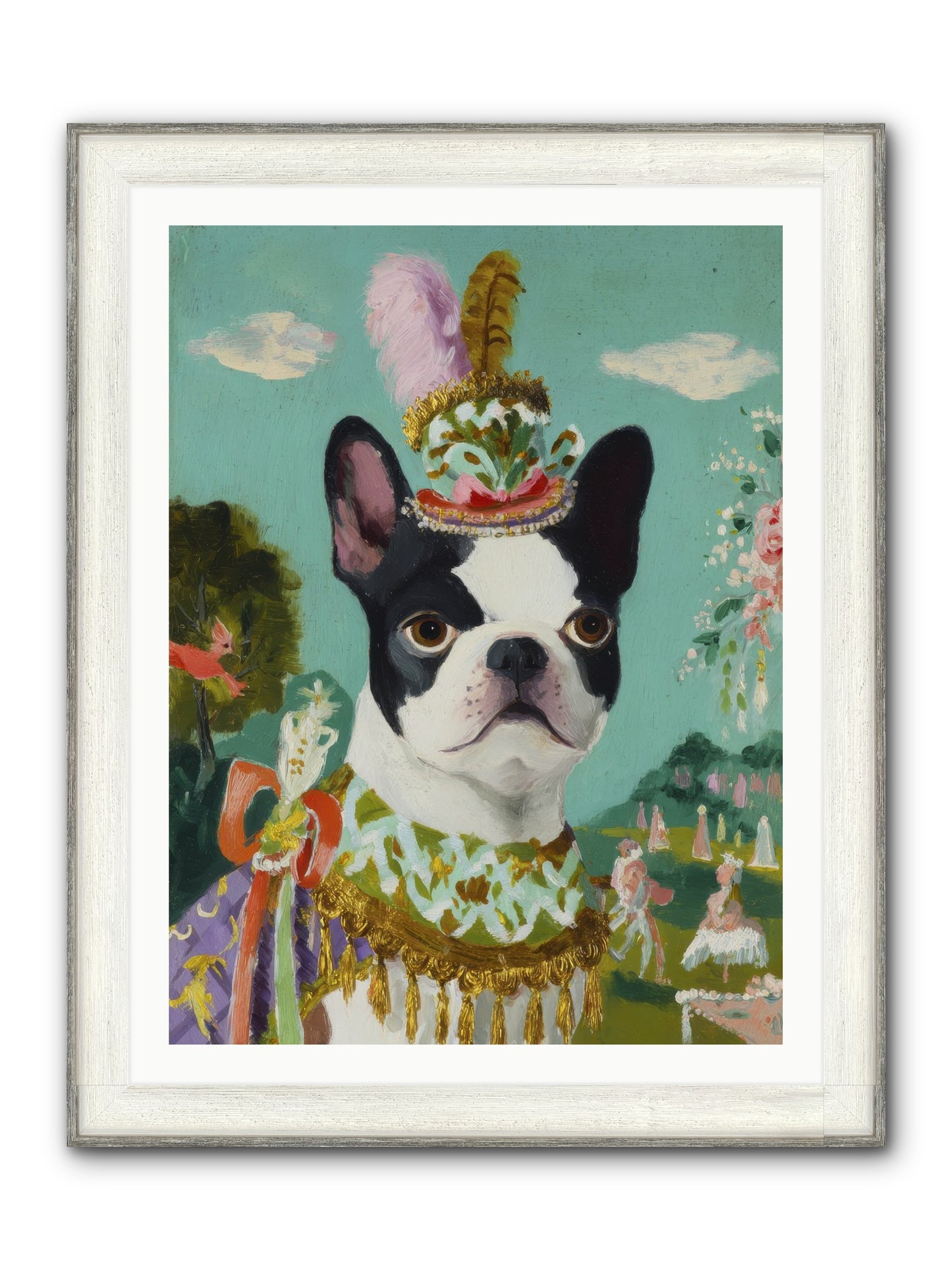 A Darling All My Own Framed Print - Driftwood White 30x40