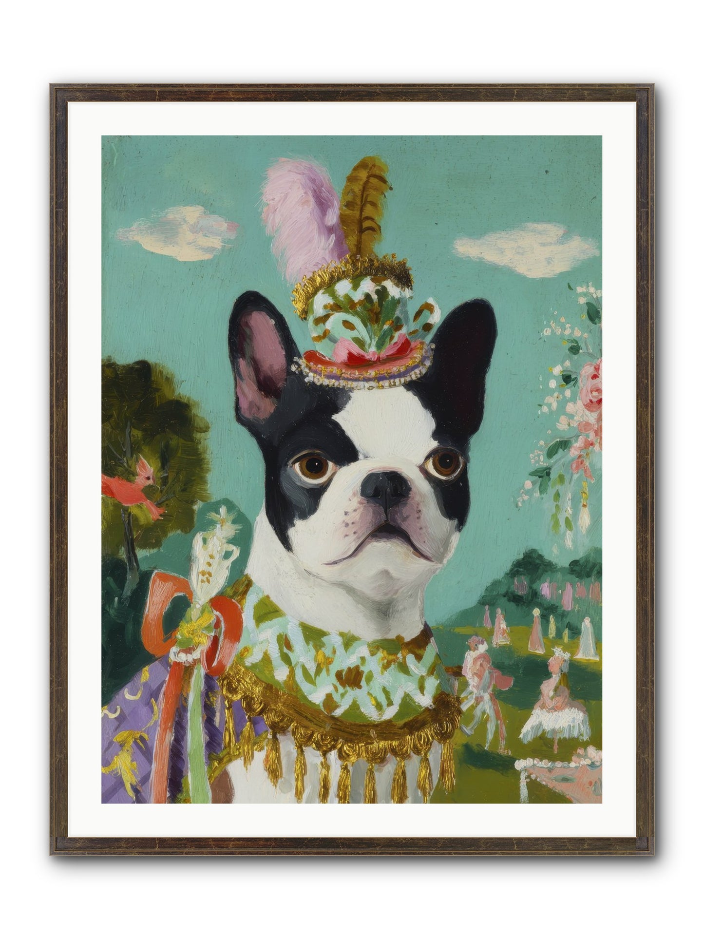 A Darling All My Own Framed Print - Slimwoods Black/Gold 30x40