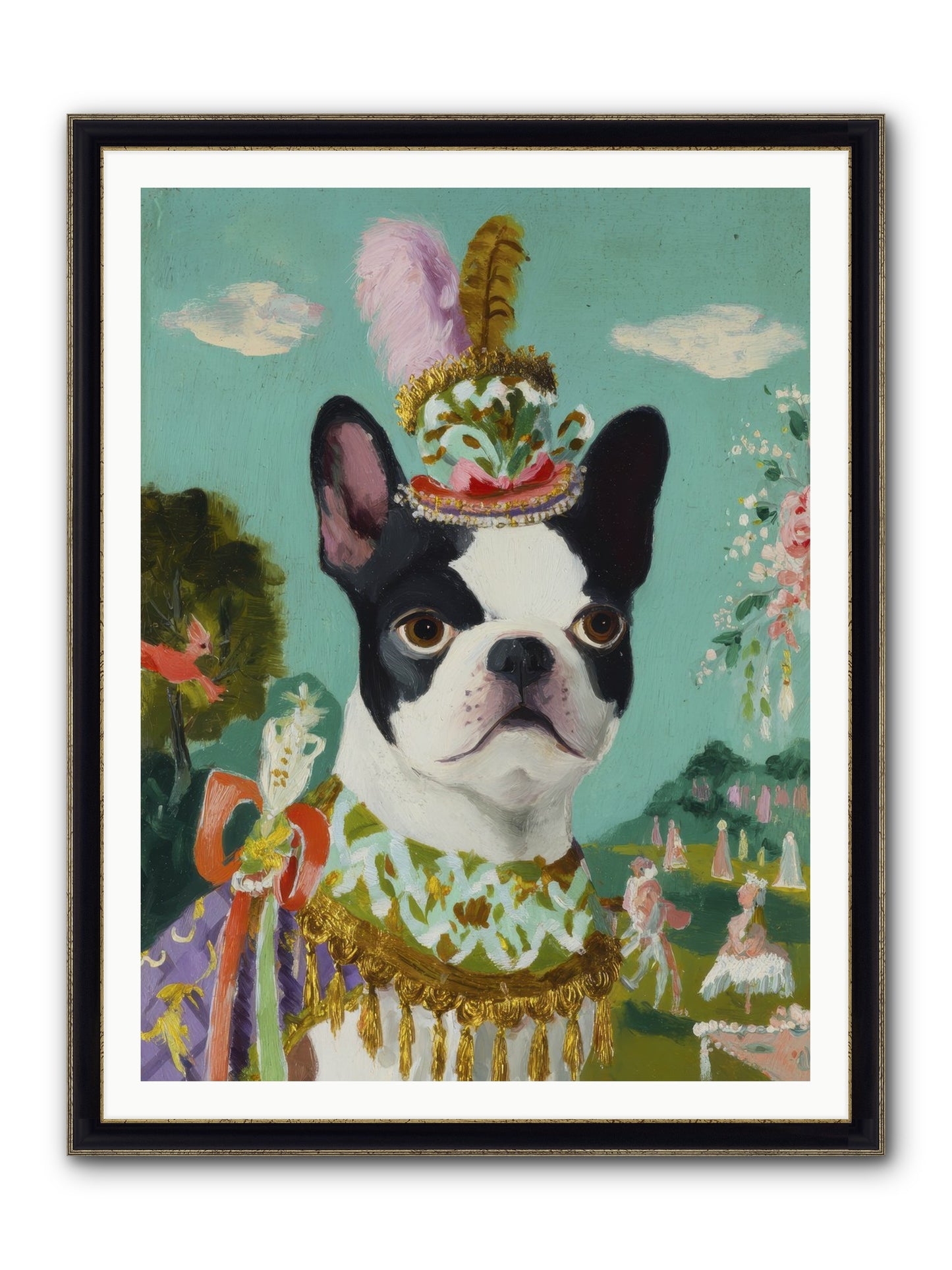 A Darling All My Own Framed Print - Black & Gold 36x48
