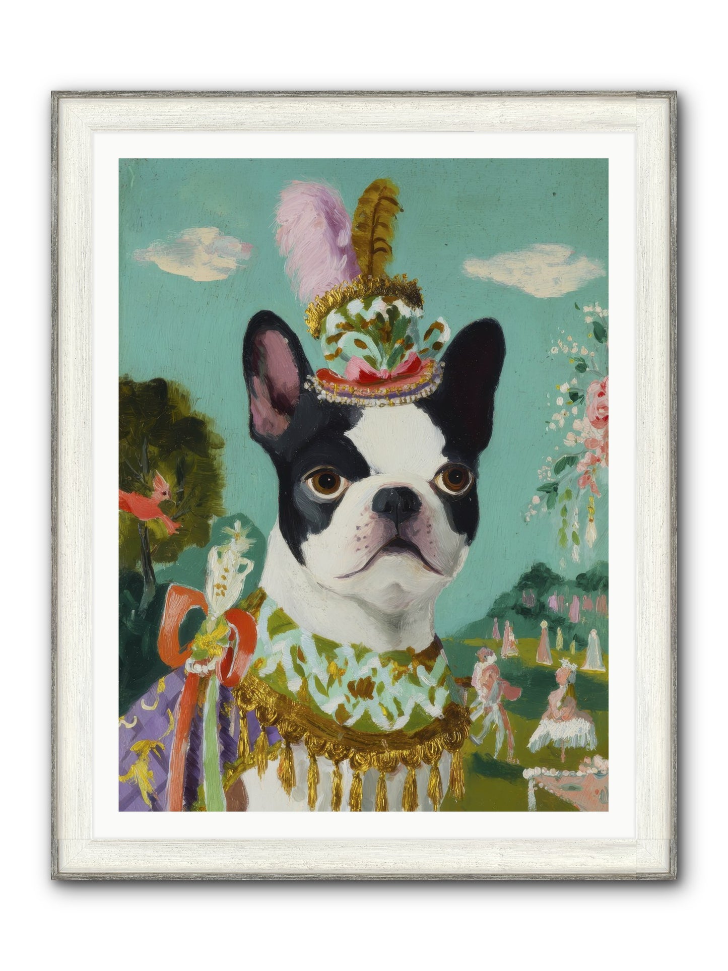 A Darling All My Own Framed Print - Driftwood White 36x48