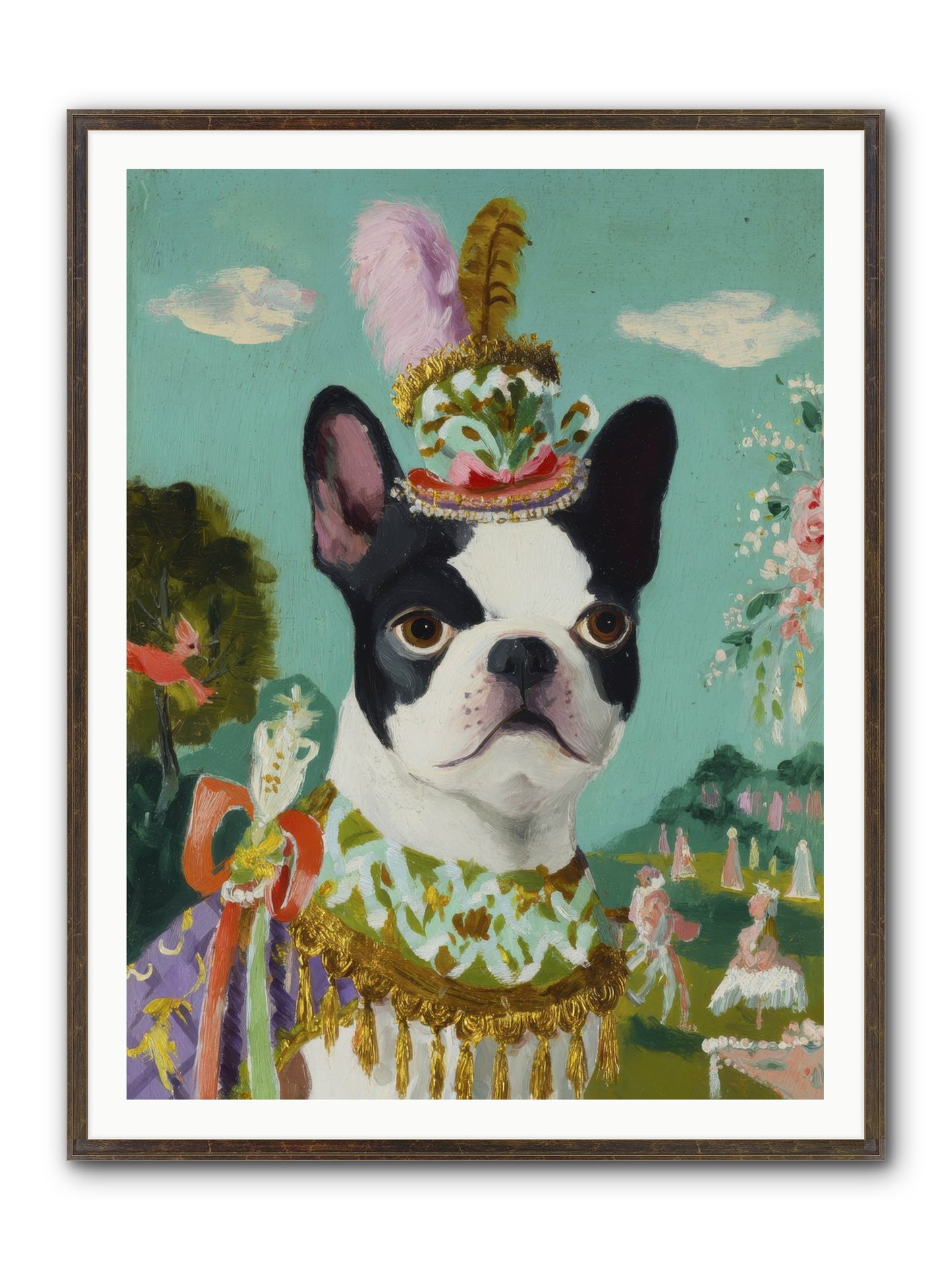 A Darling All My Own Framed Print - Slimwoods Black/Gold 36x48