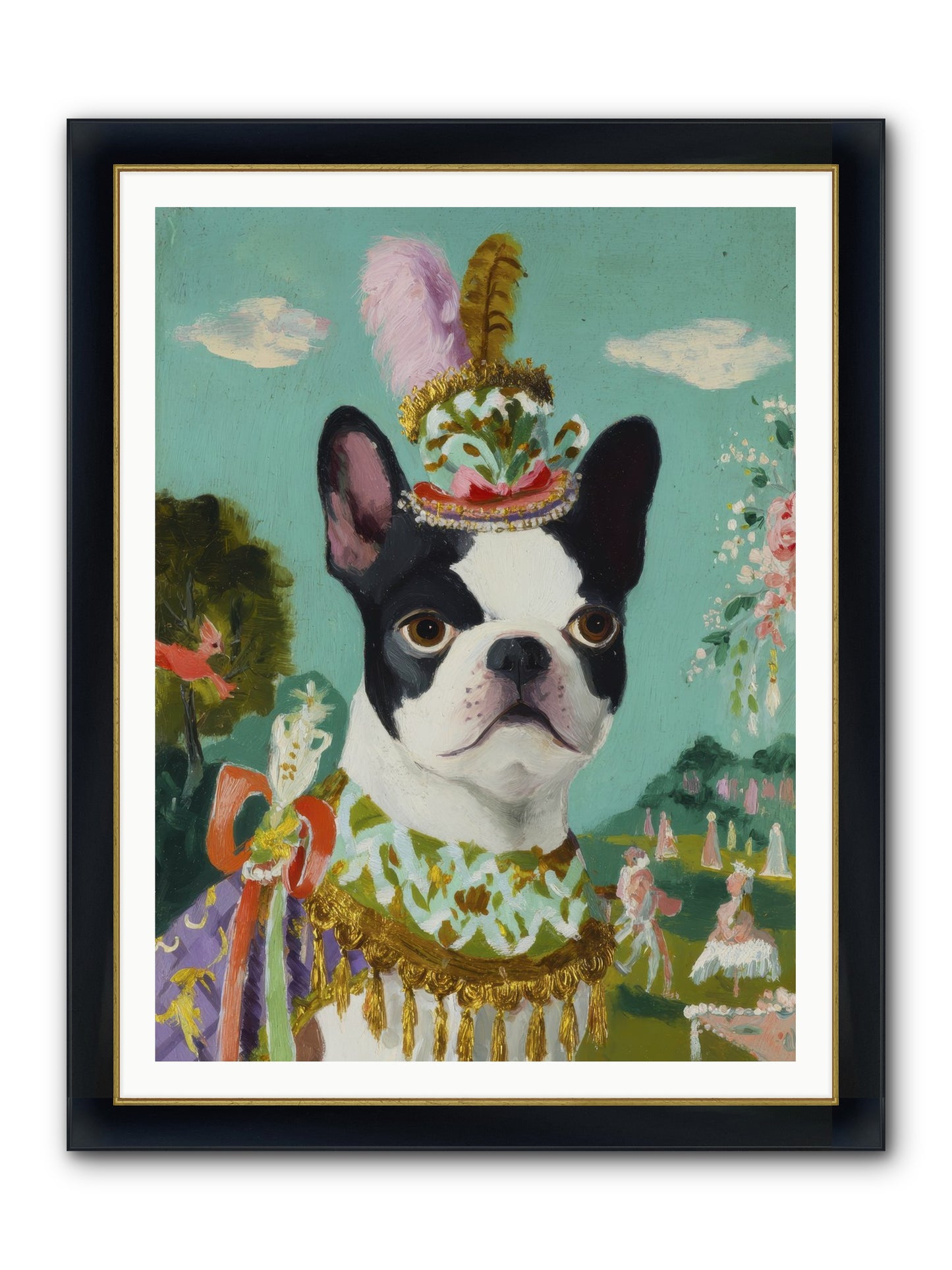 A Darling All My Own Framed Print - Wide Black w/Gold 36x48