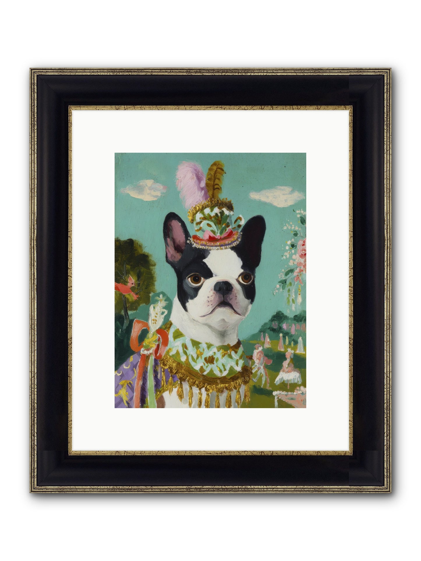 A Darling All My Own Framed Print - Black & Gold 9x12