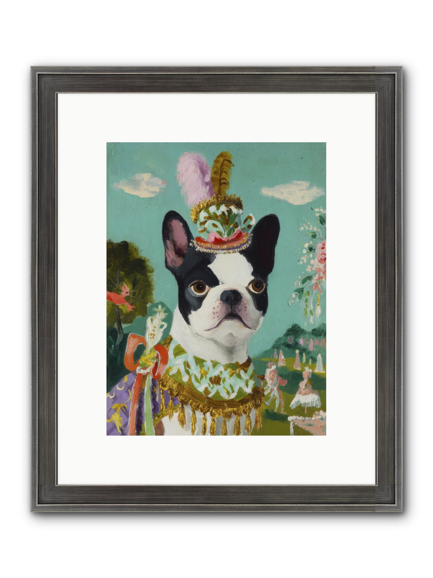 A Darling All My Own Framed Print - Slimwoods Black/Silver 9x12