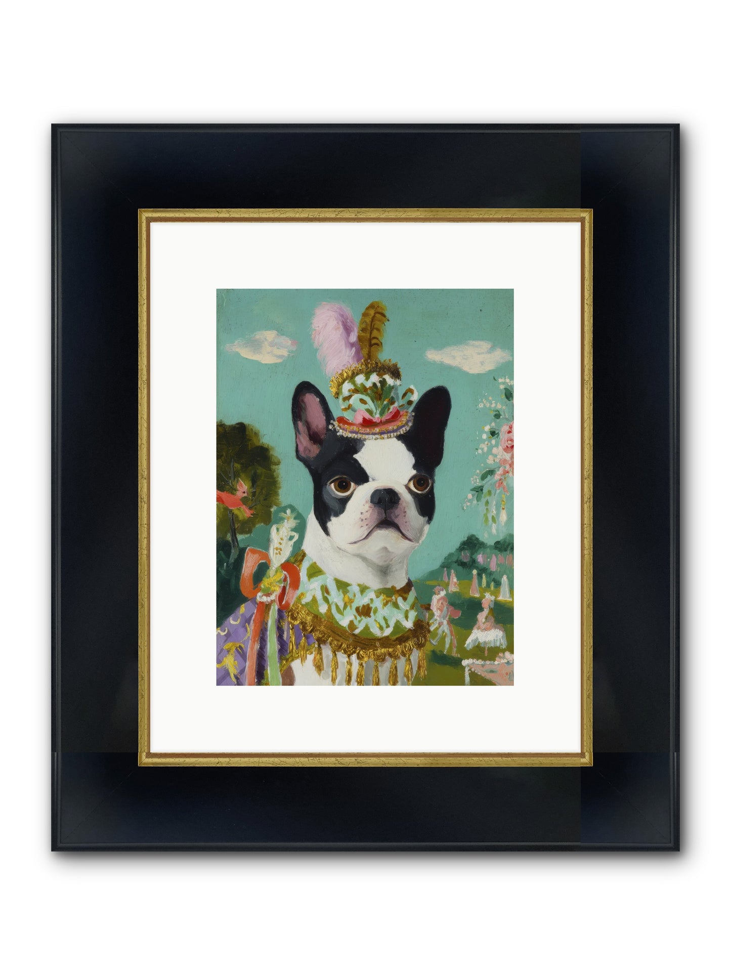 A Darling All My Own Framed Print - Wide Black w/Gold 9x12