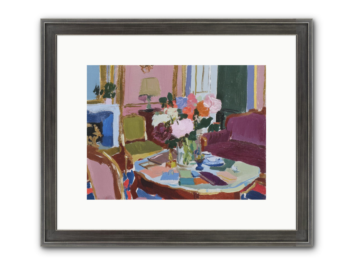 A Debt Repaid In Wildflowers Framed Print - Slimwoods Black/Silver 12x9
