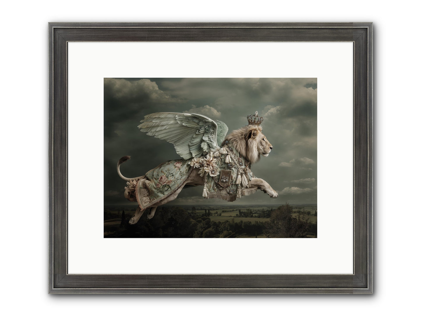 A Diary Left In Moonlight Framed Print - Slimwoods Black/Silver 12x9