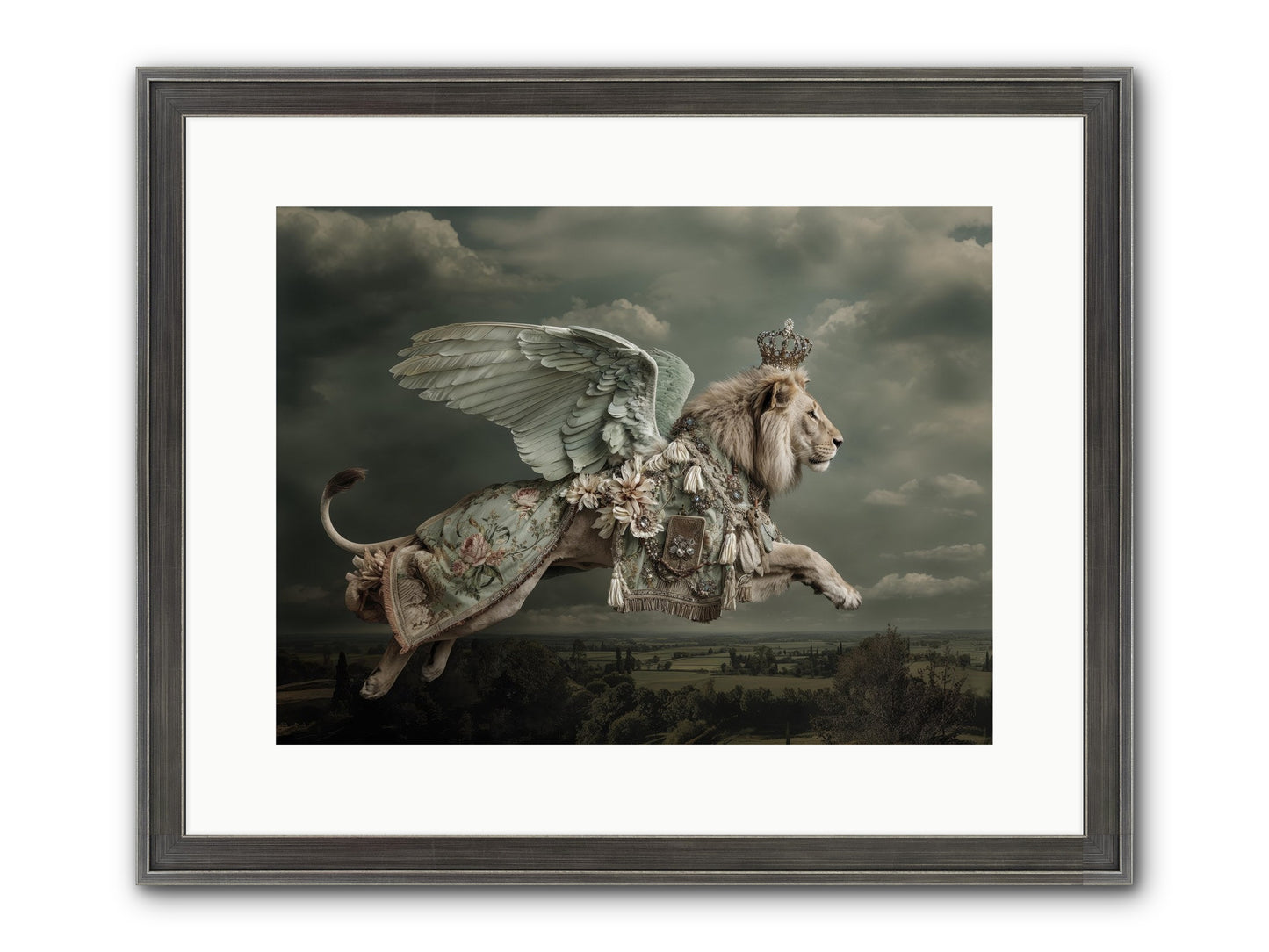 A Diary Left In Moonlight Framed Print - Slimwoods Black/Silver 16x12