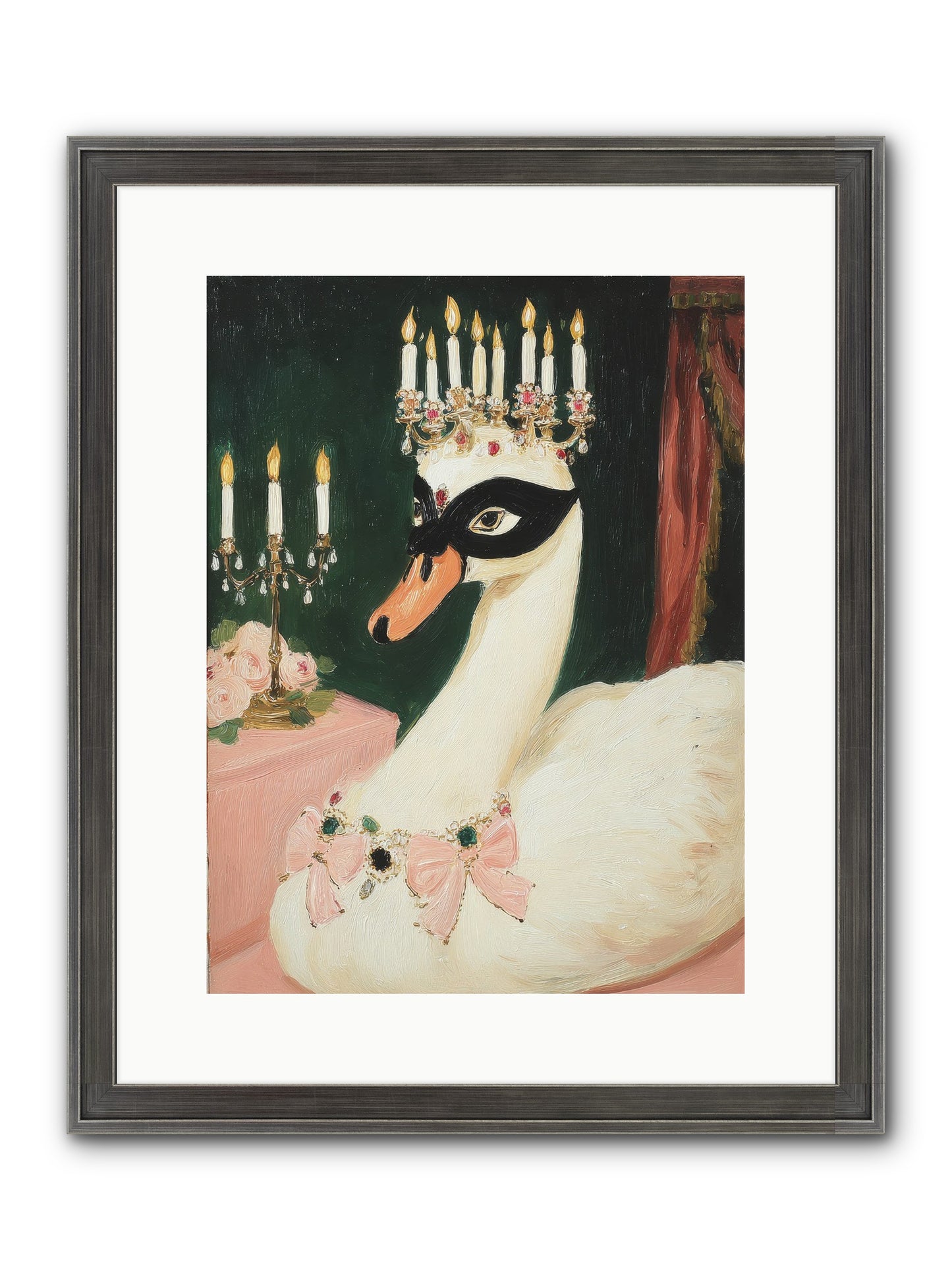 A Flutter Of Delight Framed Print - Slimwoods Black/Silver 12x16