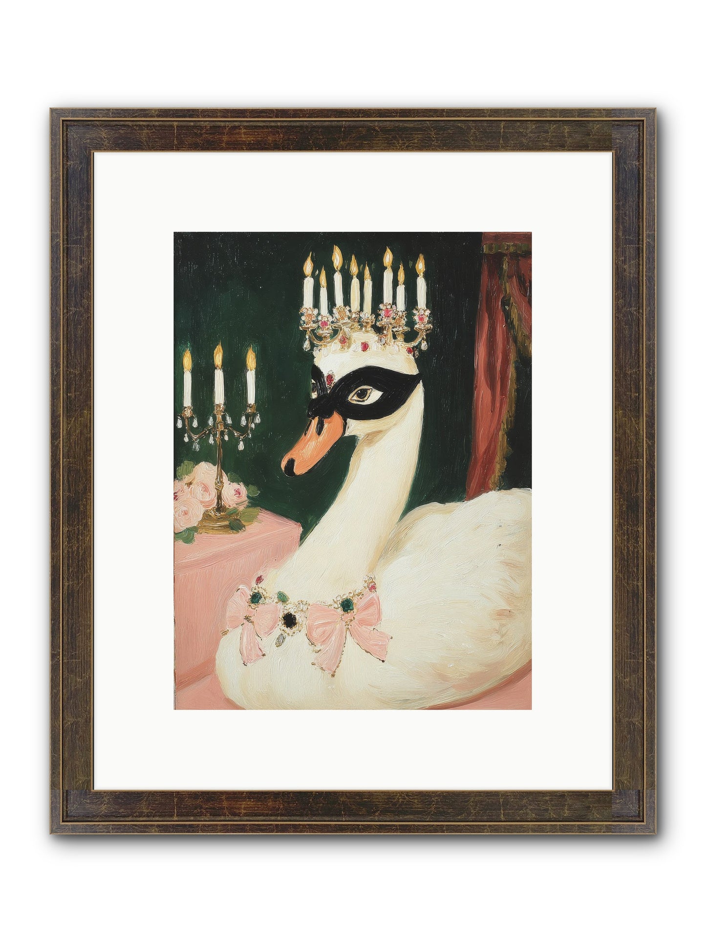 A Flutter Of Delight Framed Print - Slimwoods Black/Gold 9x12