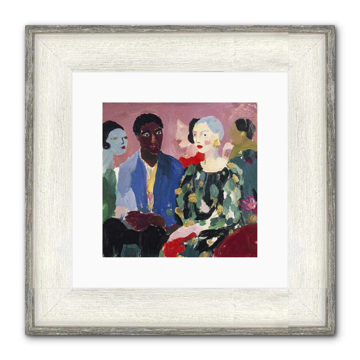 A Gathering Of Almost-Truths Framed Print - Driftwood White 10x10