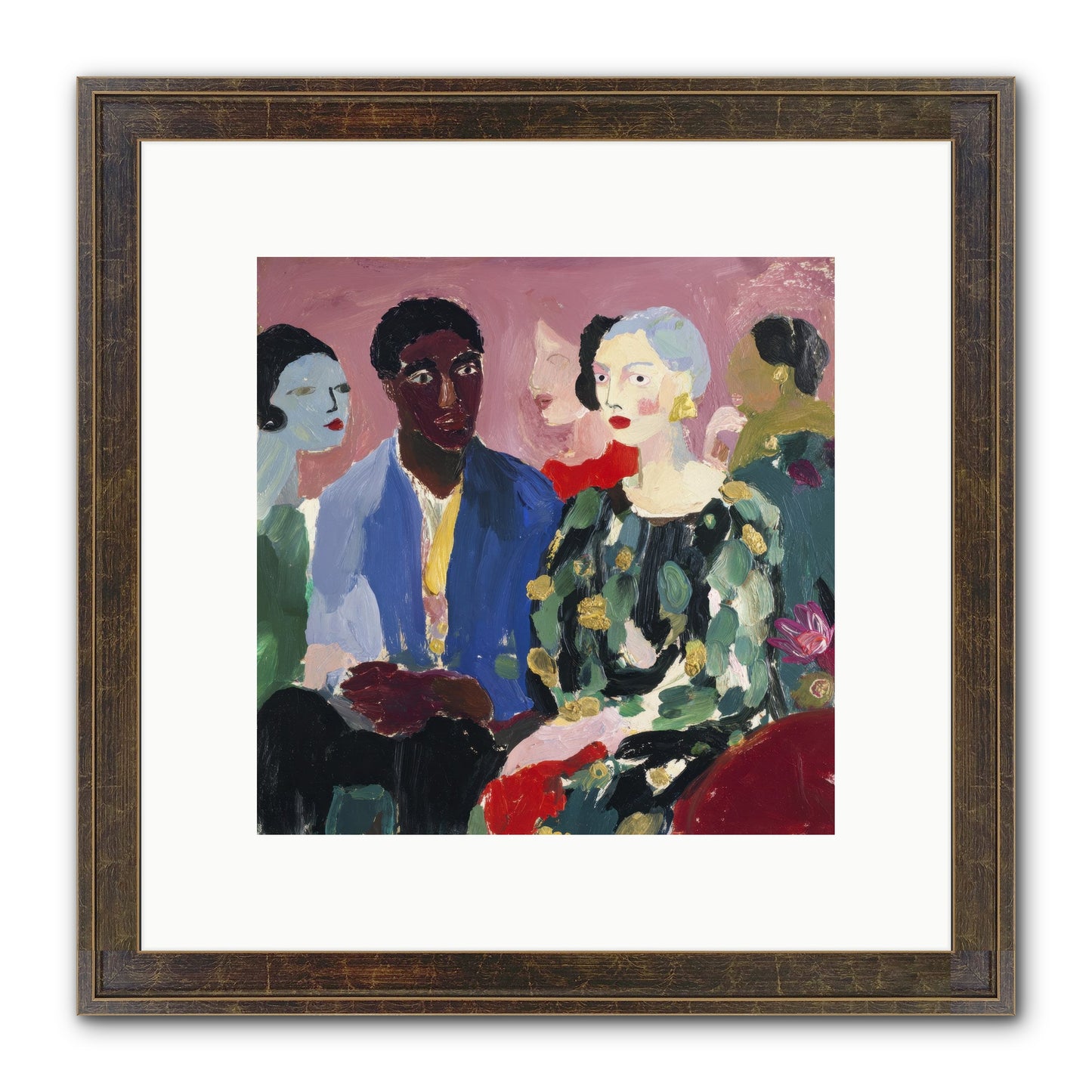A Gathering Of Almost-Truths Framed Print - Slimwoods Black/Gold 10x10