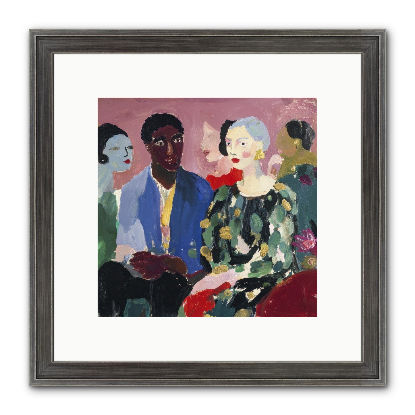 A Gathering Of Almost-Truths Framed Print - Slimwoods Black/Silver 10x10