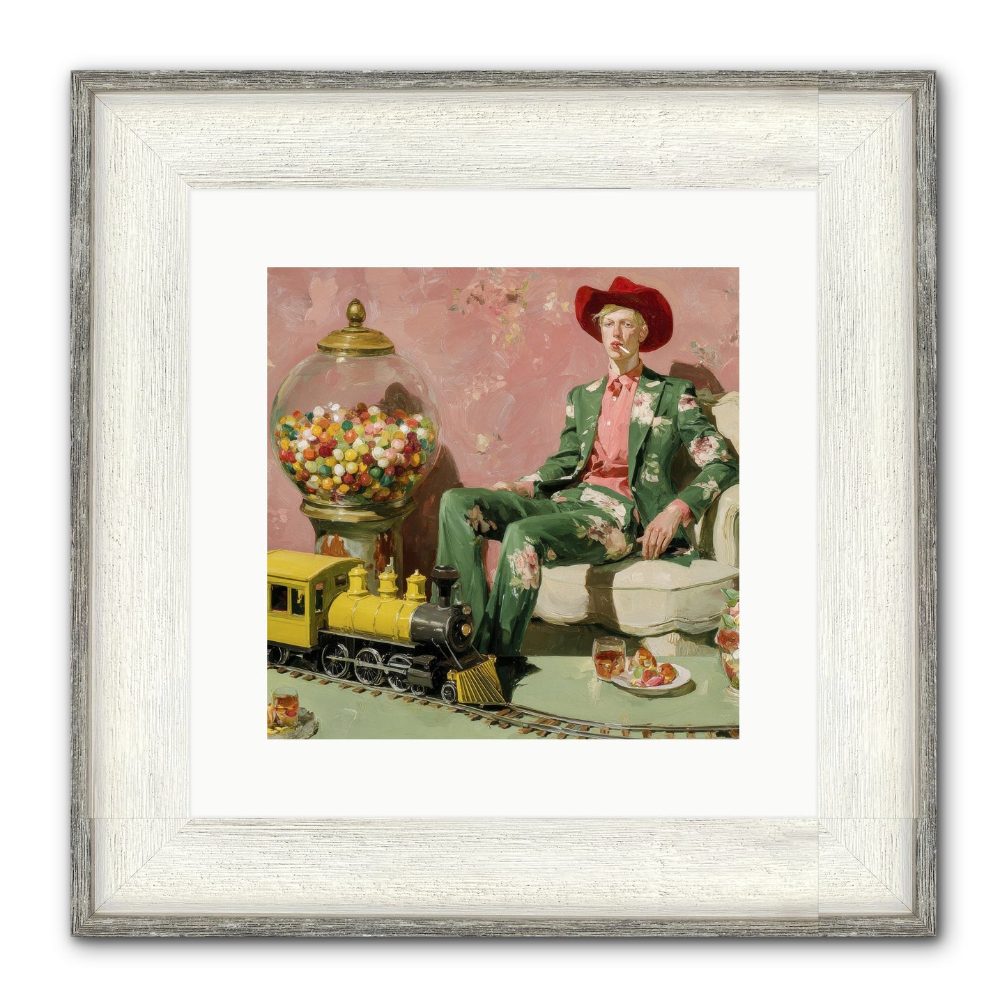 A Handbook For Gentle Eccentrics Framed Print - Driftwood White 12x12