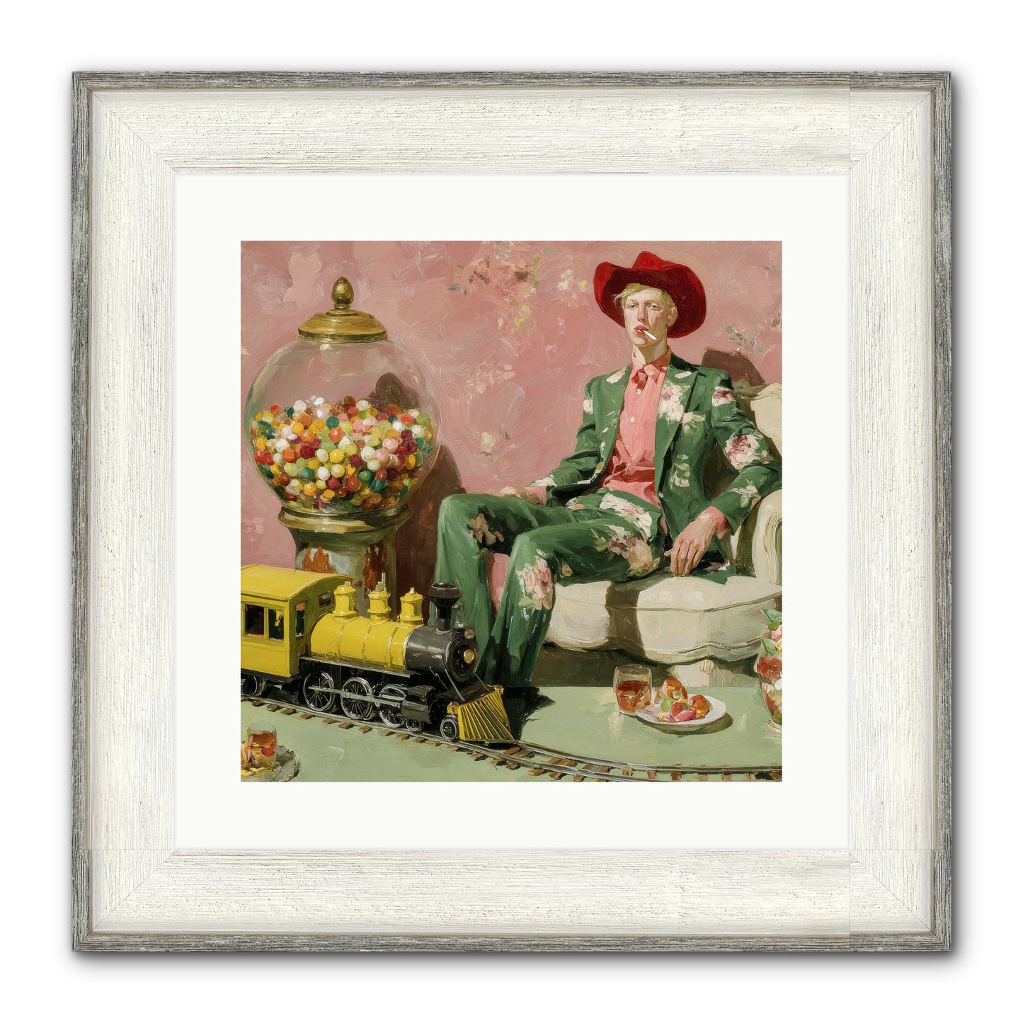 A Handbook For Gentle Eccentrics Framed Print - Driftwood White 16x16